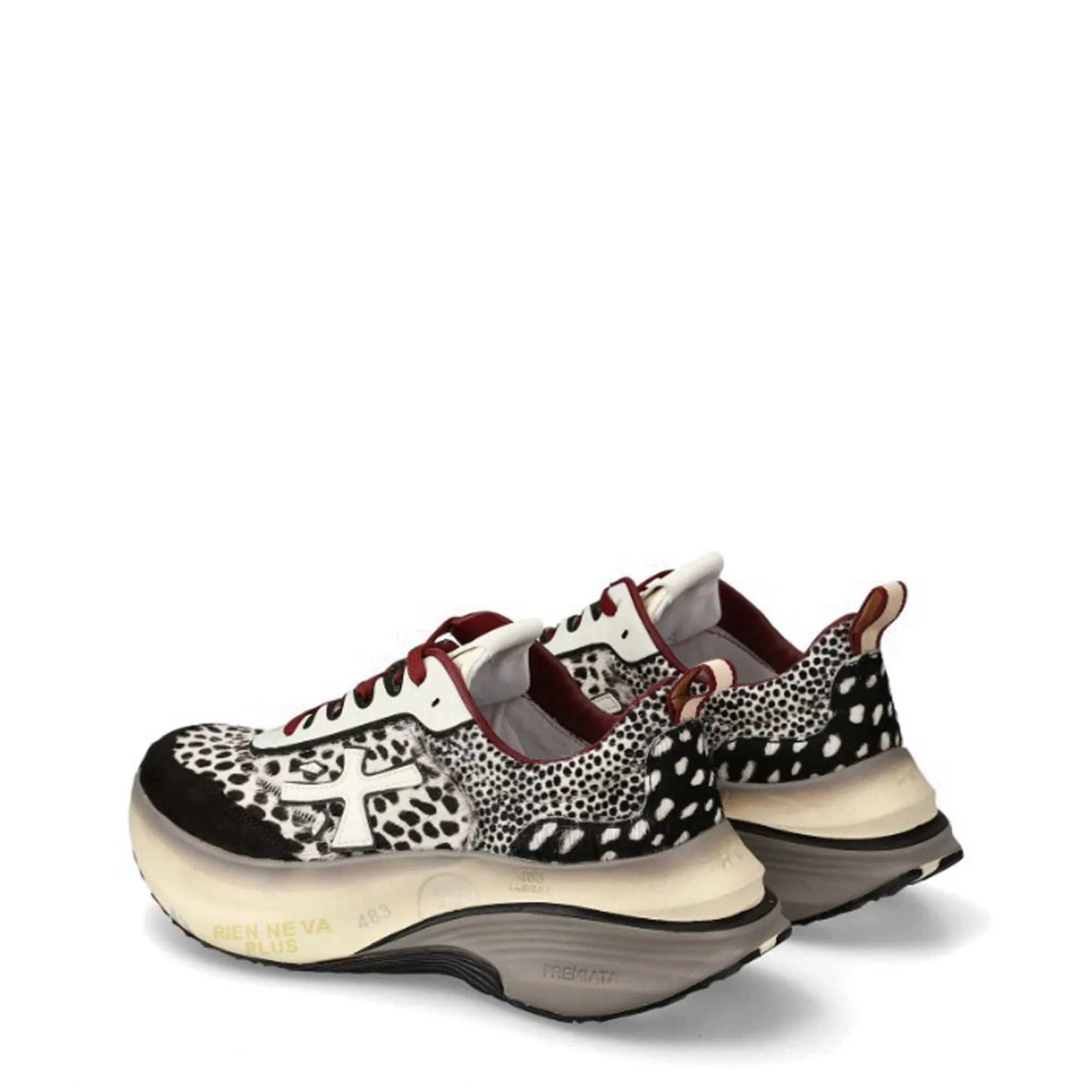 Premiata Sneakers Hill 7858 Bianco-Nero Hill 7858 166099