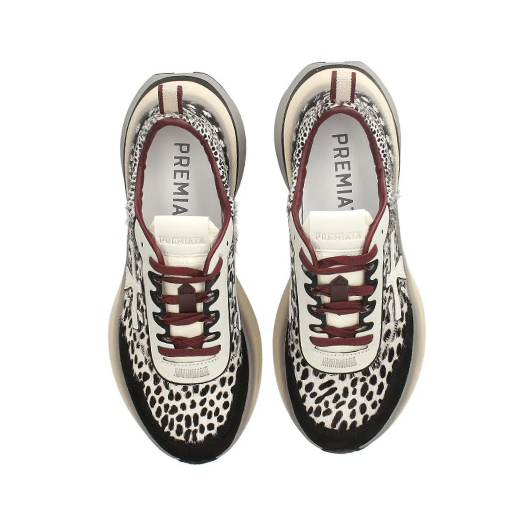 Premiata Sneakers Hill 7858 Bianco-Nero Hill 7858 166101