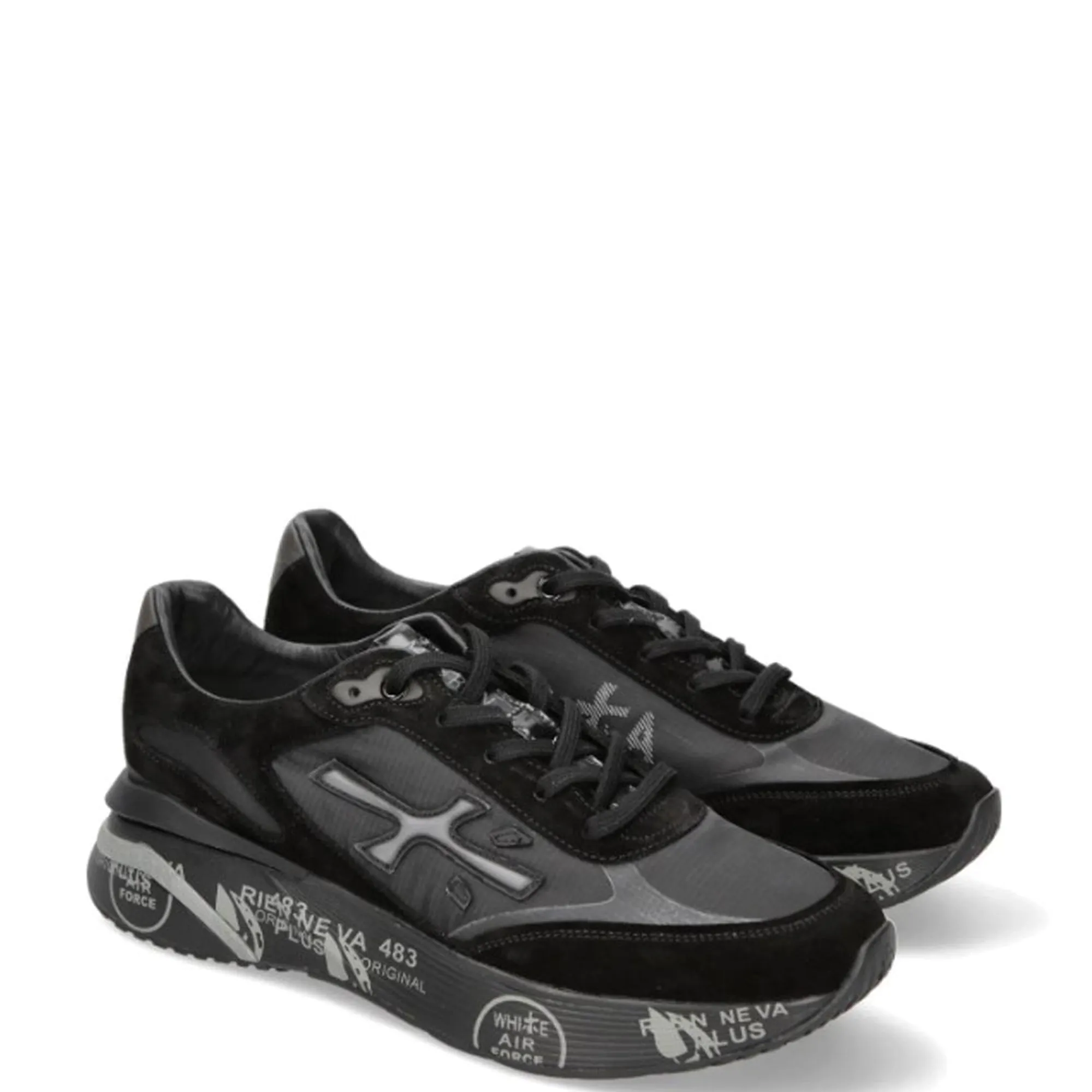 Premiata B'Sneakers Moerun 6445' Black Moerun6445 201619