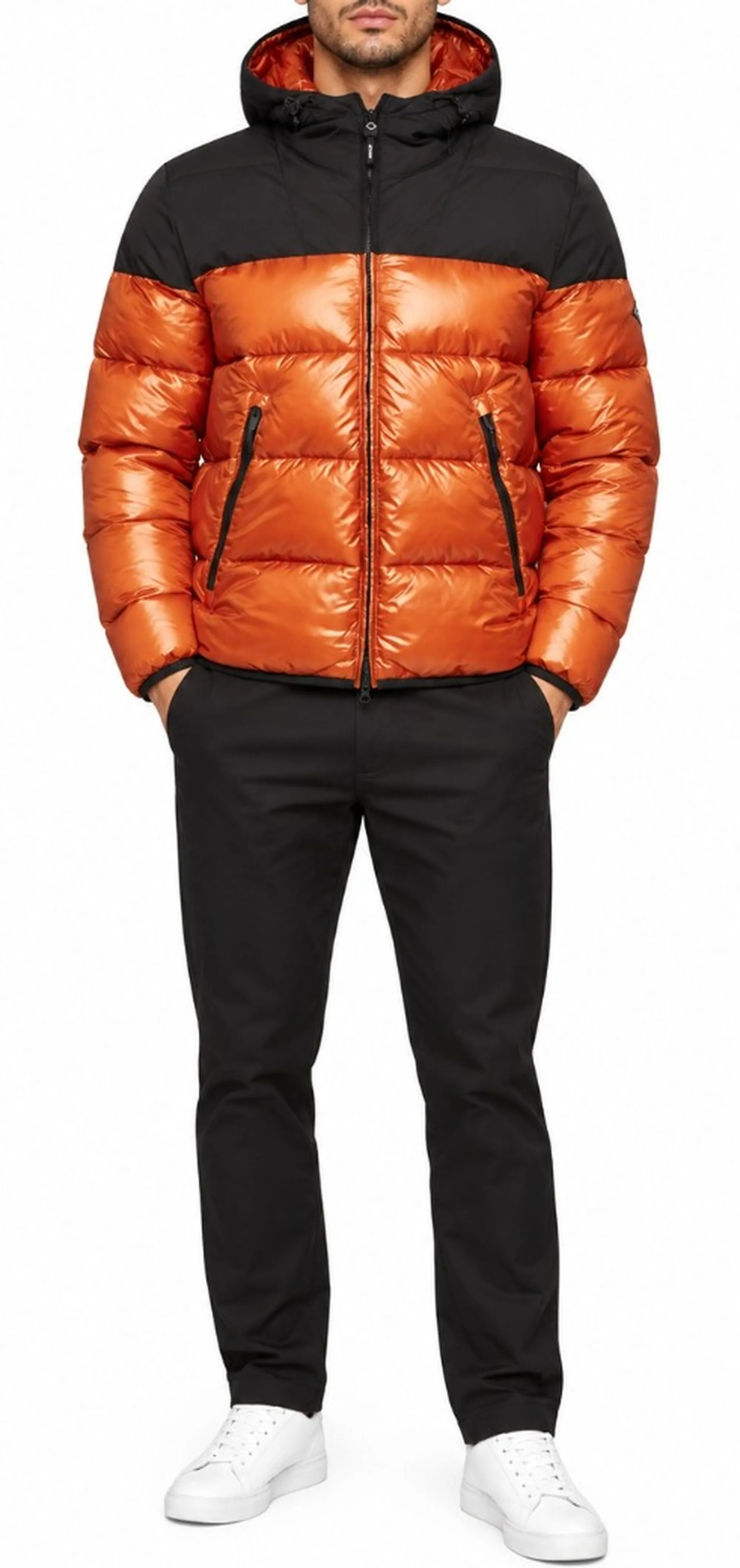 Replay B'Down Filled Comforter' Rust M8183A84174 198745