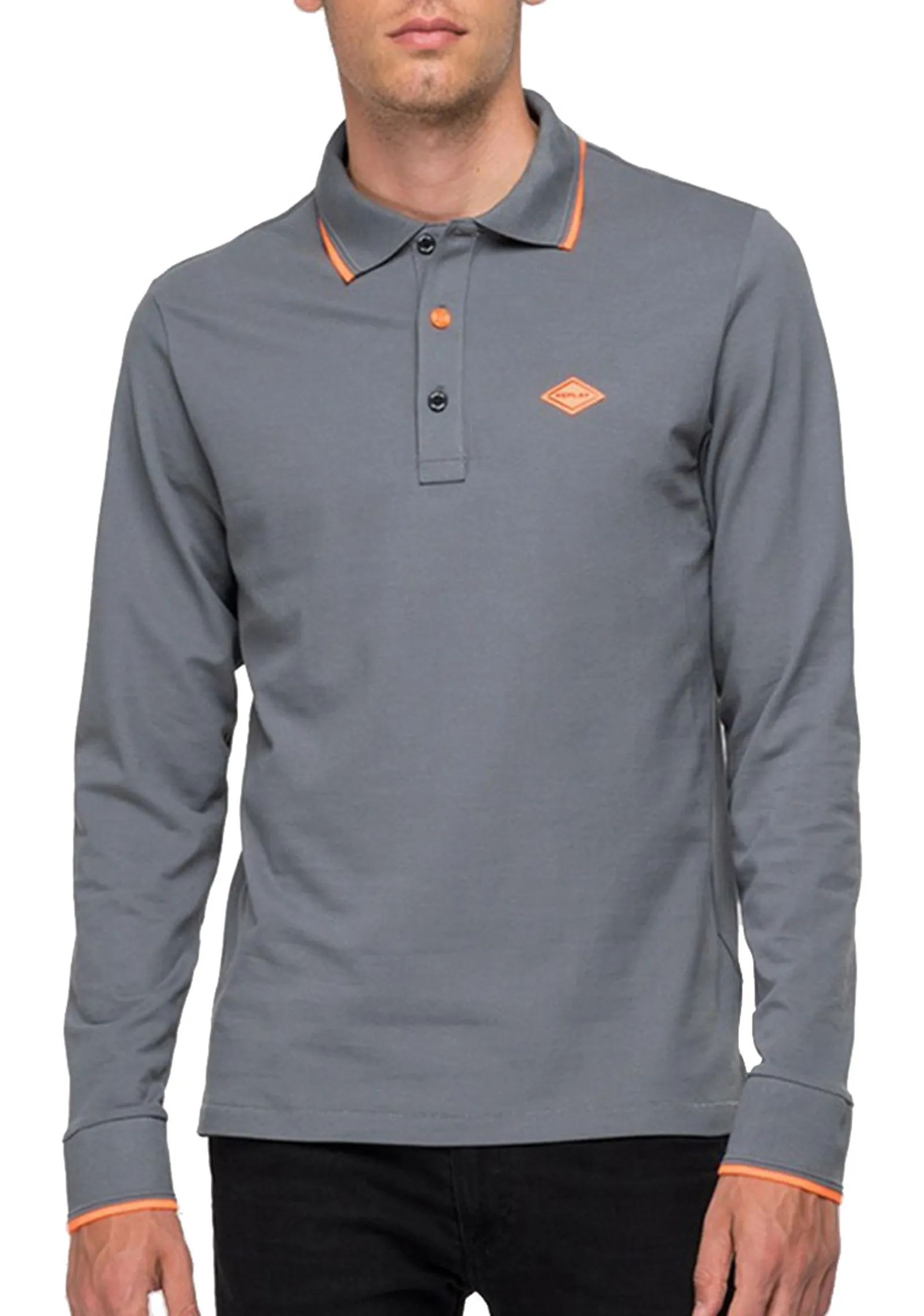 Replay Polo Grigio M354521868 48675