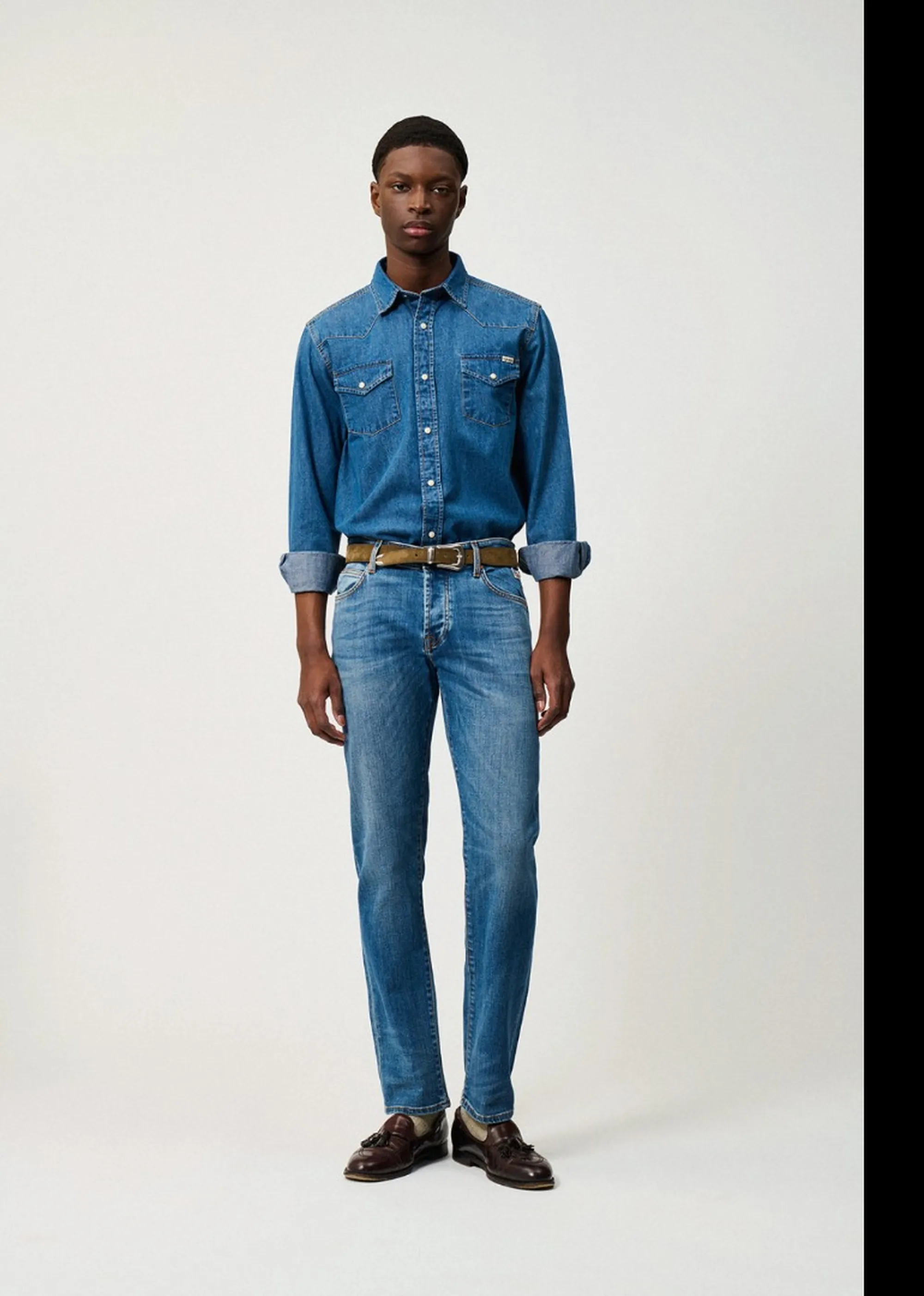 Roy Rogers B'Jeans New 529 Recycled Canon' Blue Denim Rru118D6433247 190770