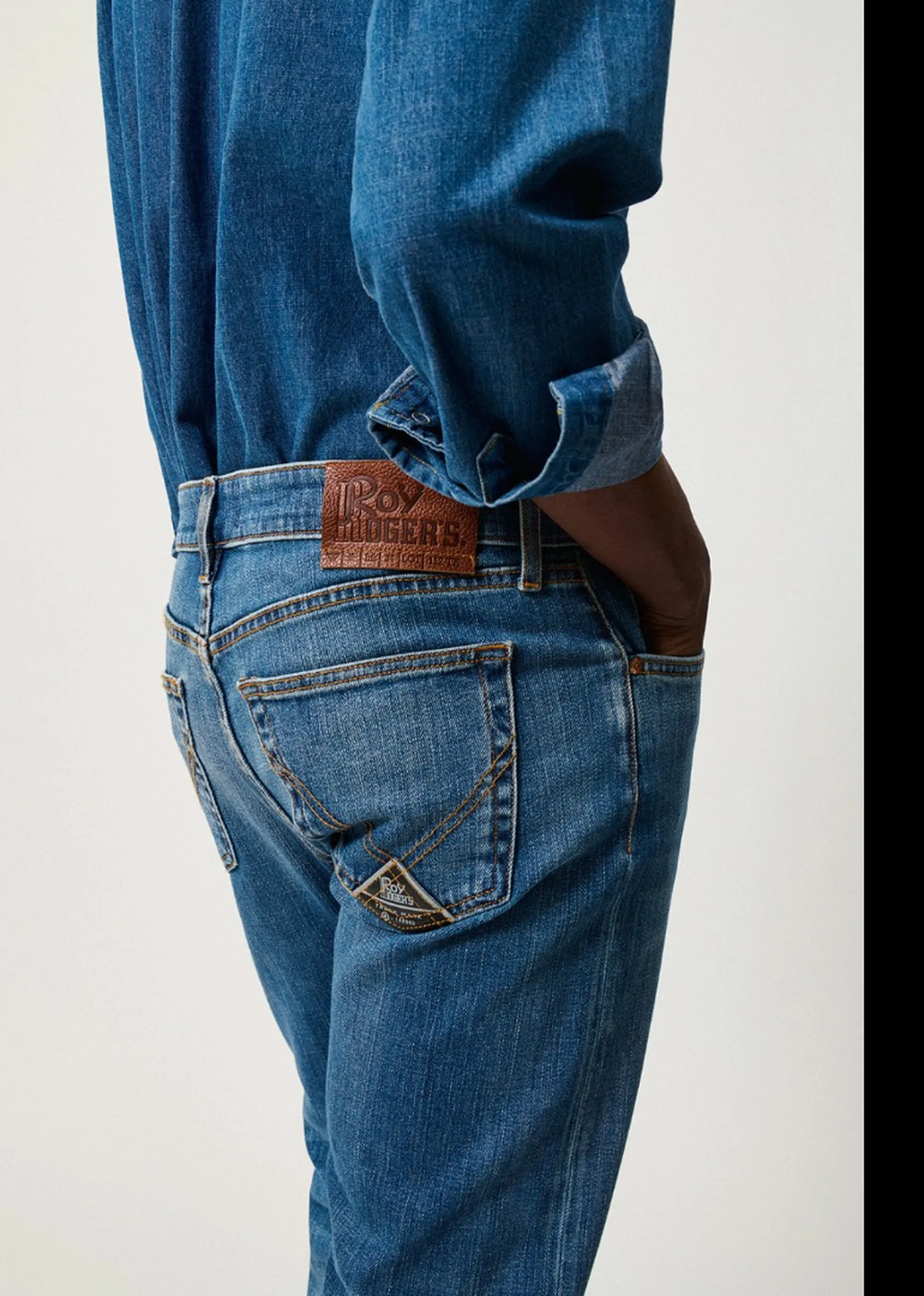Roy Rogers B'Jeans New 529 Recycled Canon' Blue Denim Rru118D6433247 190772
