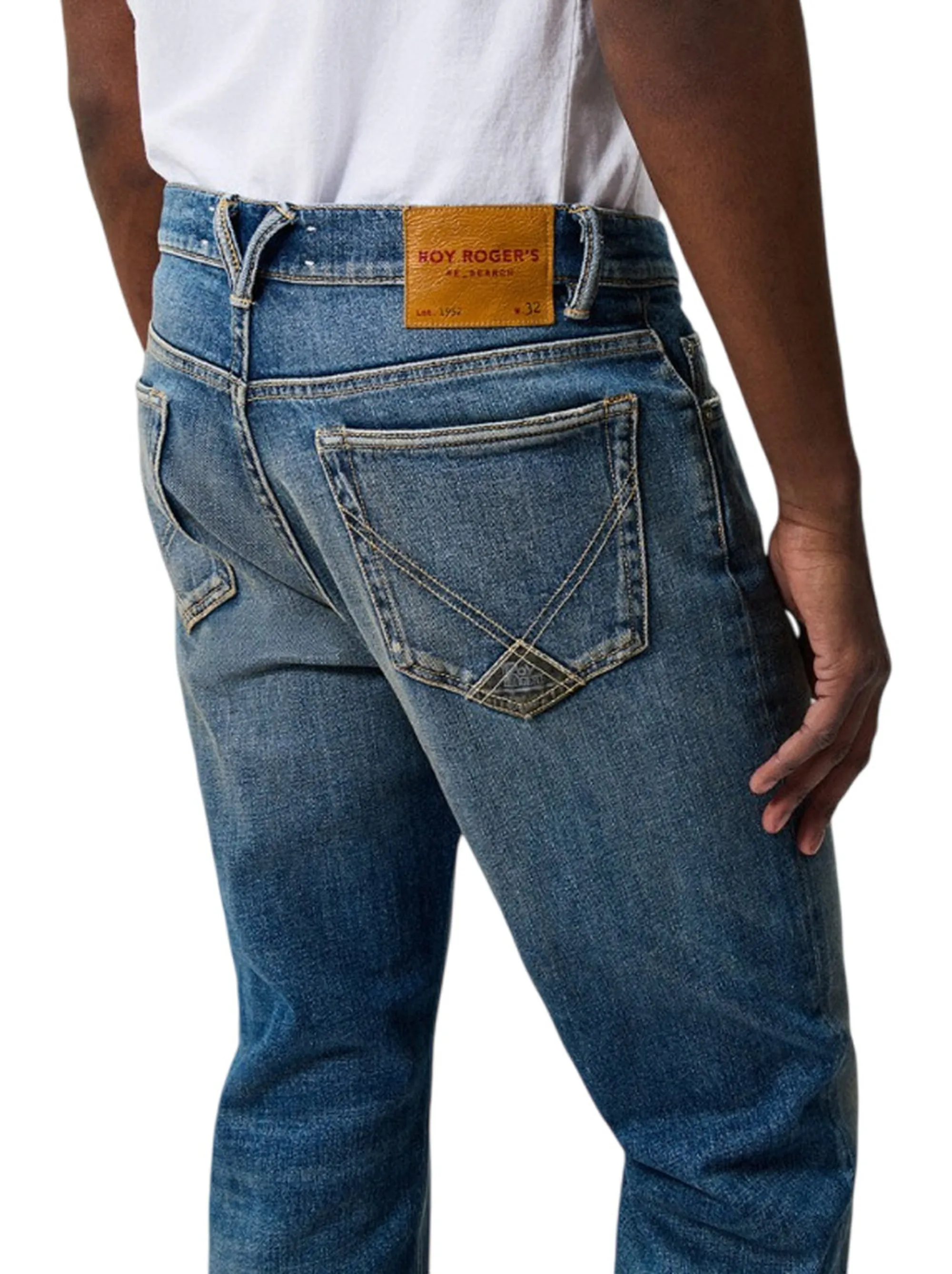 Roy Rogers B'Jeans Re-Search Jeans Dapper Alabama' Blue Denim Rsc002D6123257 192225