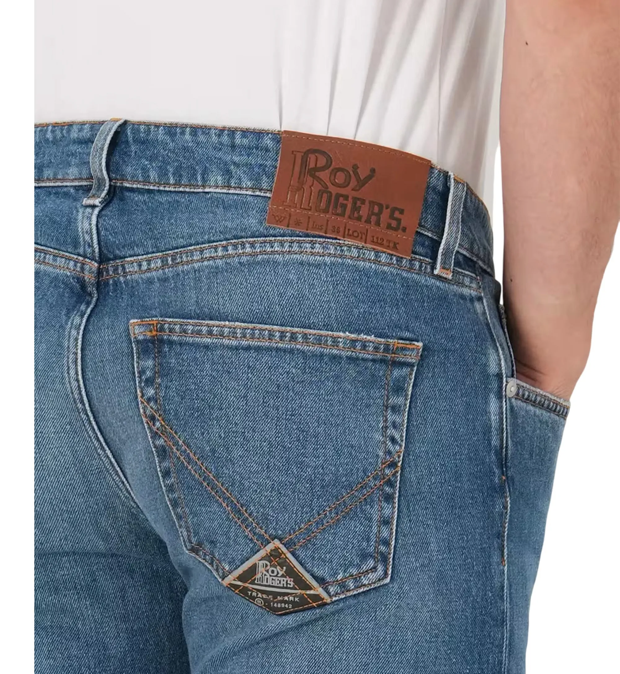 Roy Rogers Jeans Slim Leland Denim Chiaro Rru075D6452982 157888