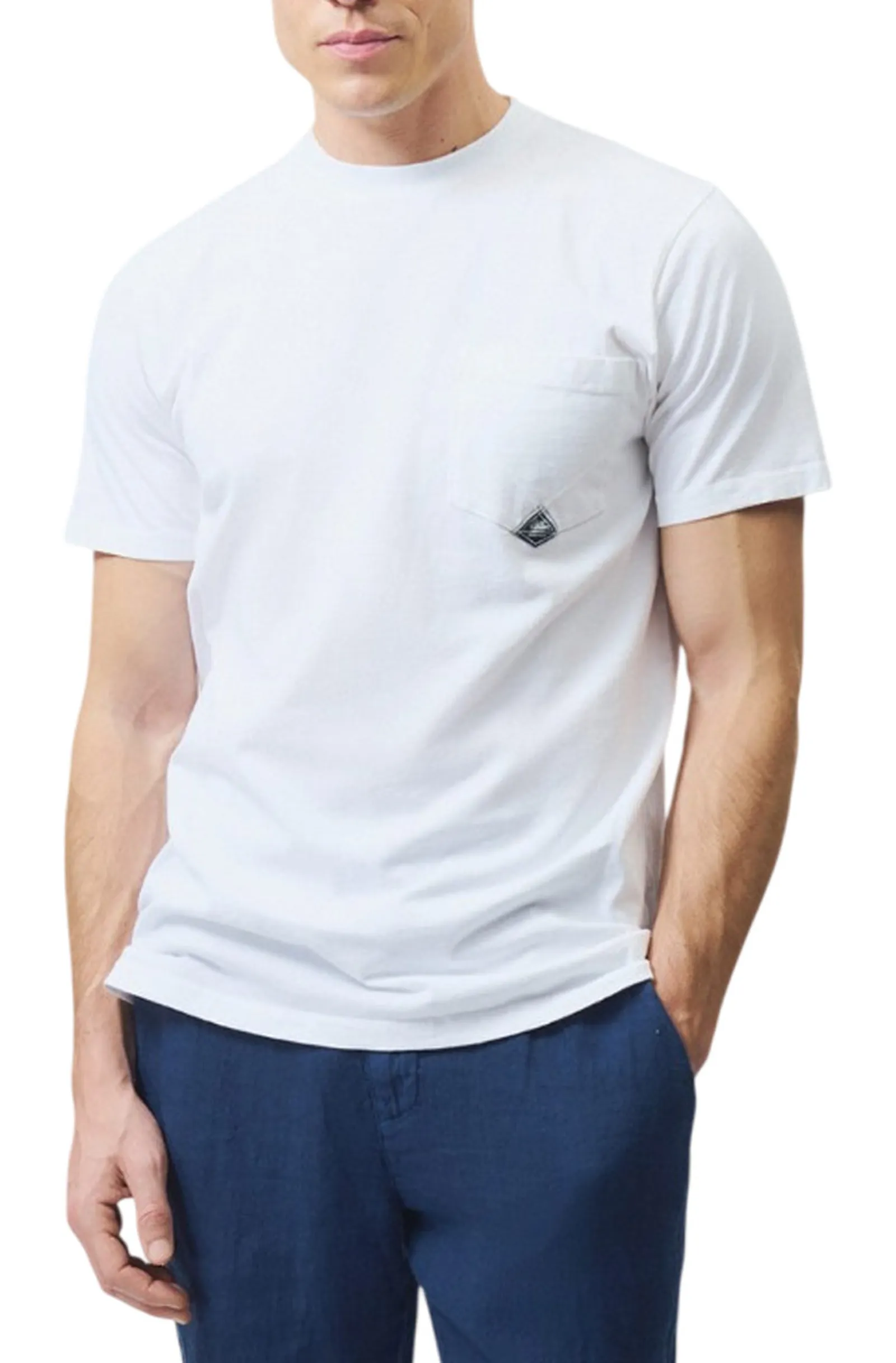 Roy Rogers T-Shirt Pocket In Jersey Bianco Rru634Ca160111 179574