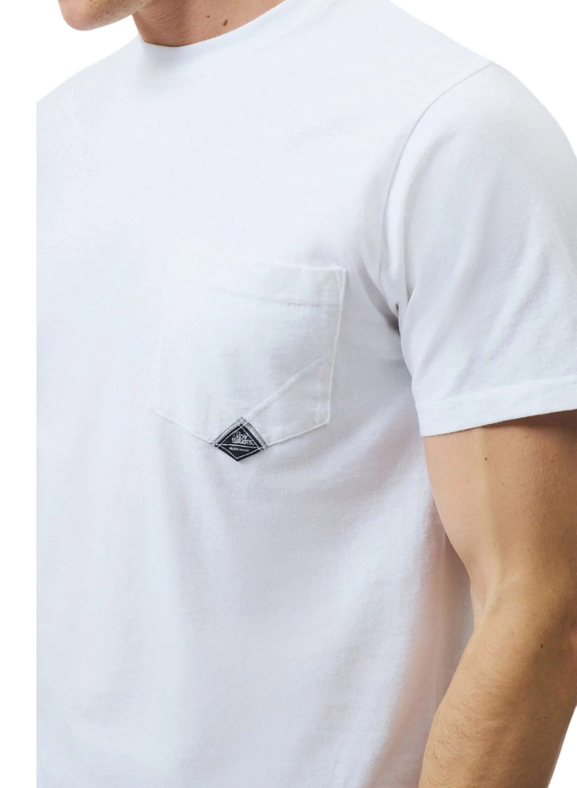 Roy Rogers B'T-Shirt Pocket In Jersey' White Rru634Ca160111 179582