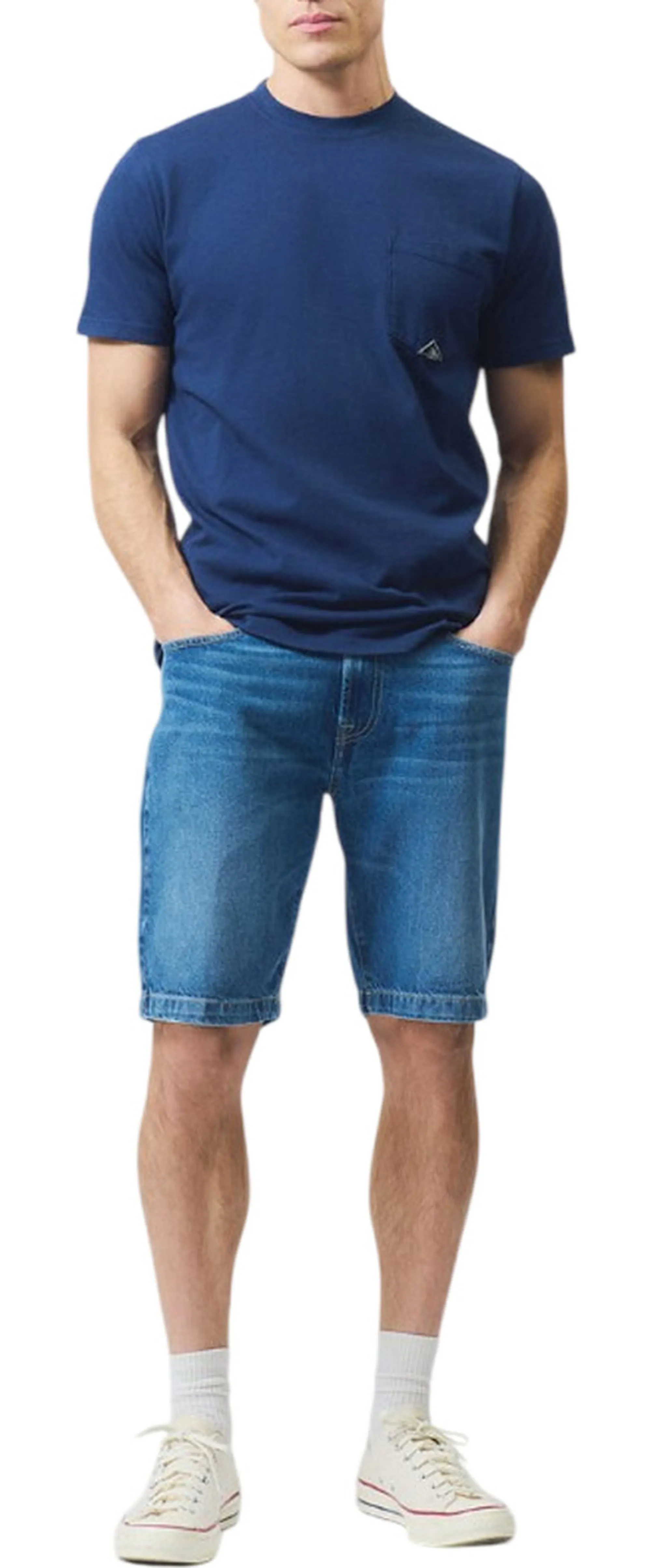 Roy Rogers B'T-Shirt Pocket In Jersey' Denim Rru634Ca160111 179558