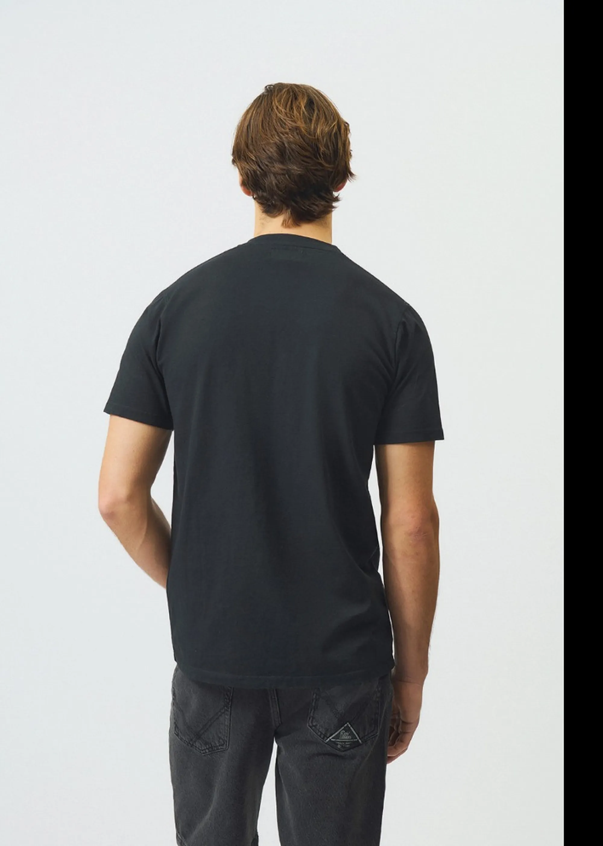 Roy Rogers B'T-Shirt Pocket In Jersey' Black Rru634Ca160111 175875