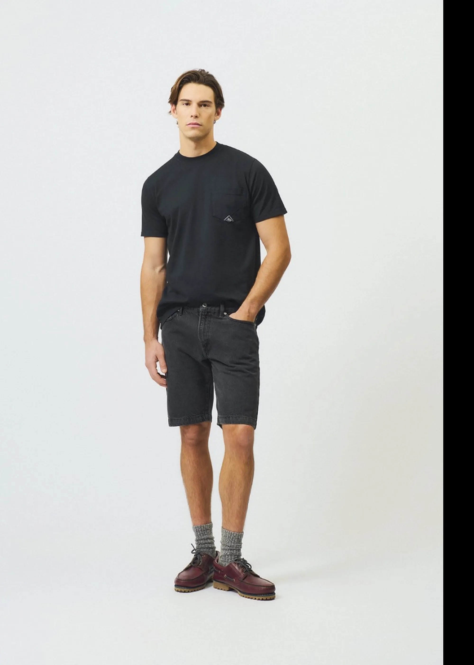 Roy Rogers B'T-Shirt Pocket In Jersey' Black Rru634Ca160111 175876