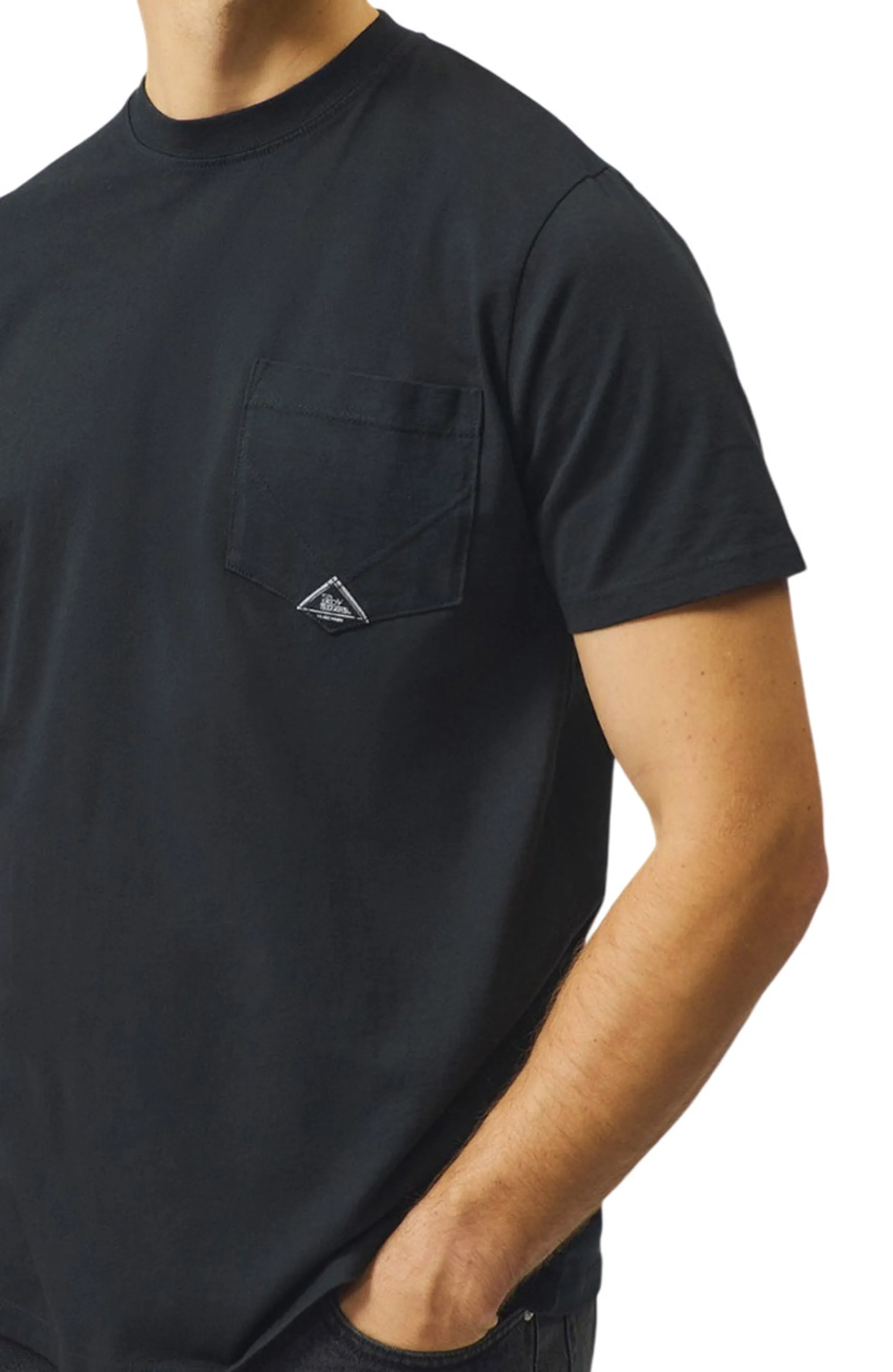 Roy Rogers B'T-Shirt Pocket In Jersey' Black Rru634Ca160111 179555