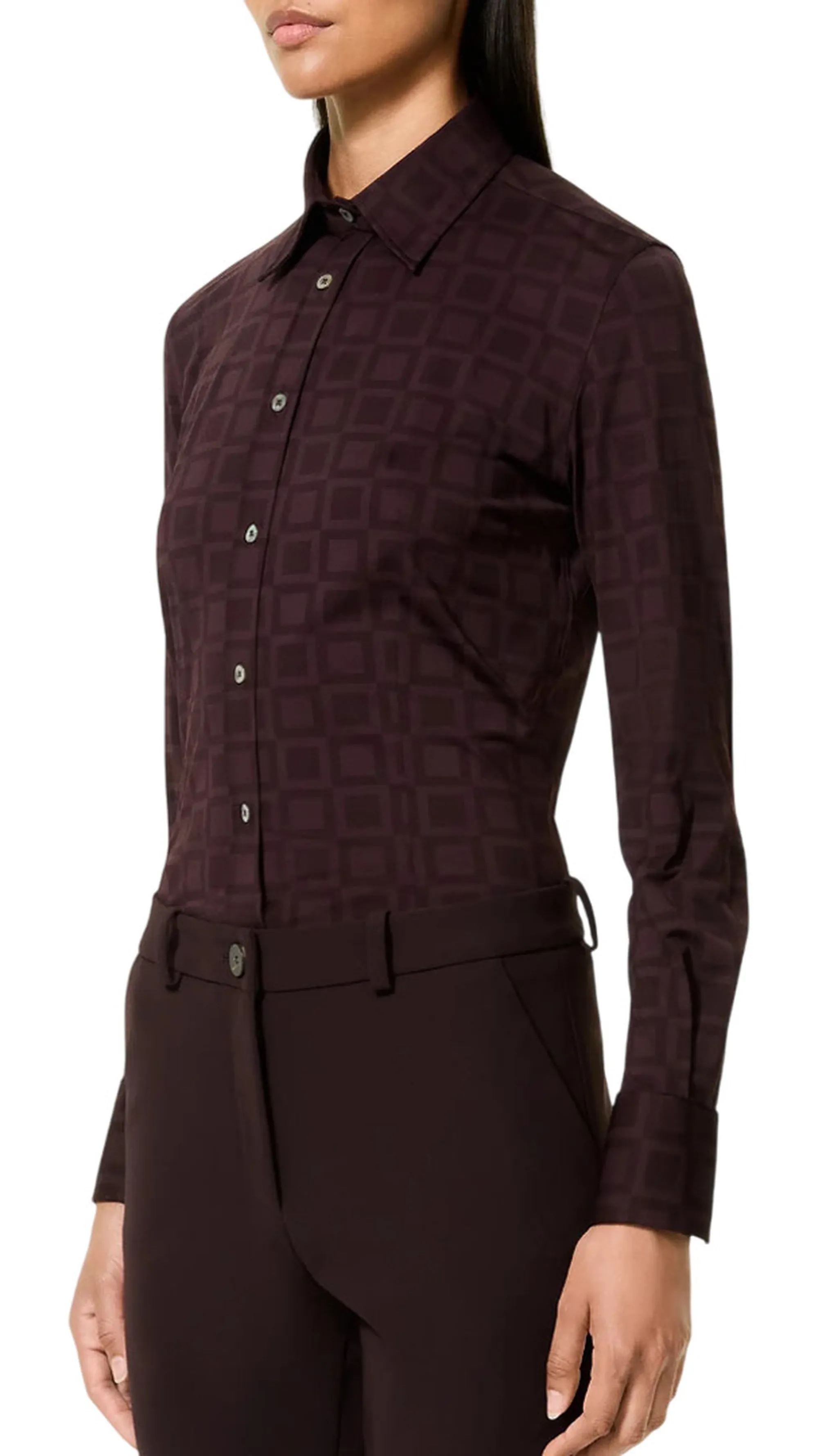 Rrd Camicia Dori Bordeaux W25815 157509