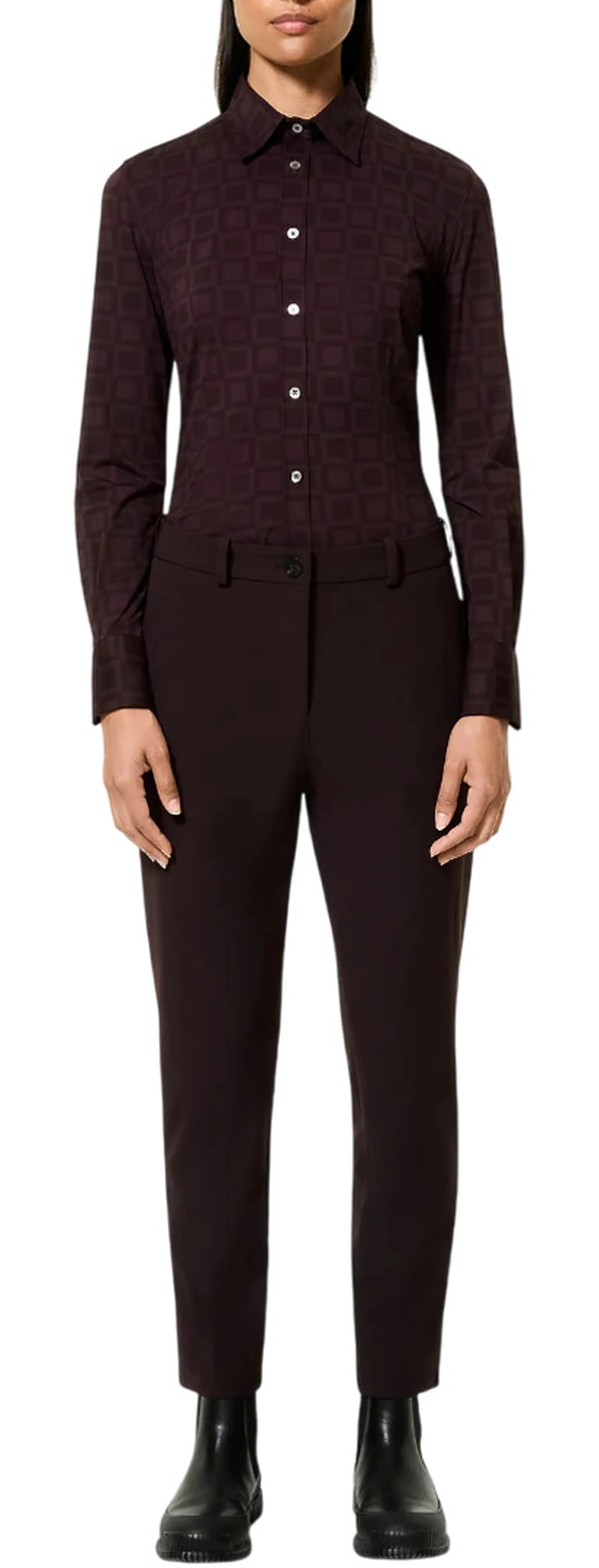 Rrd Camicia Dori Bordeaux W25815 157516