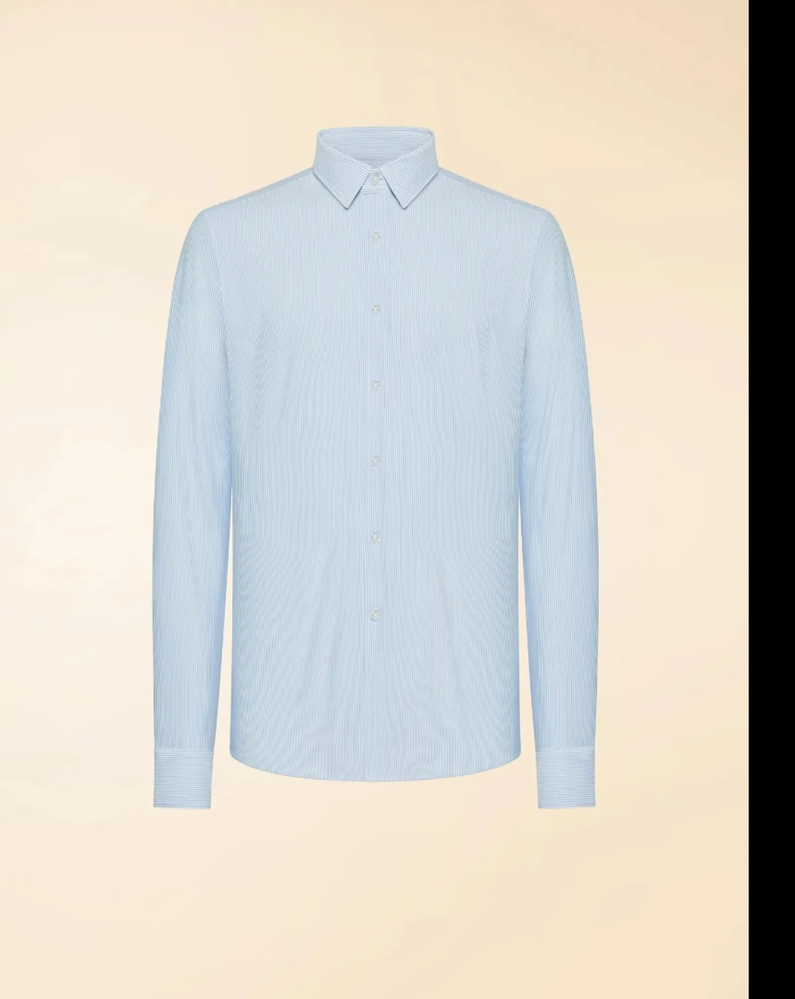 Rrd Camicia Oxford Jacquard Stripe Open Celeste S26271 181837