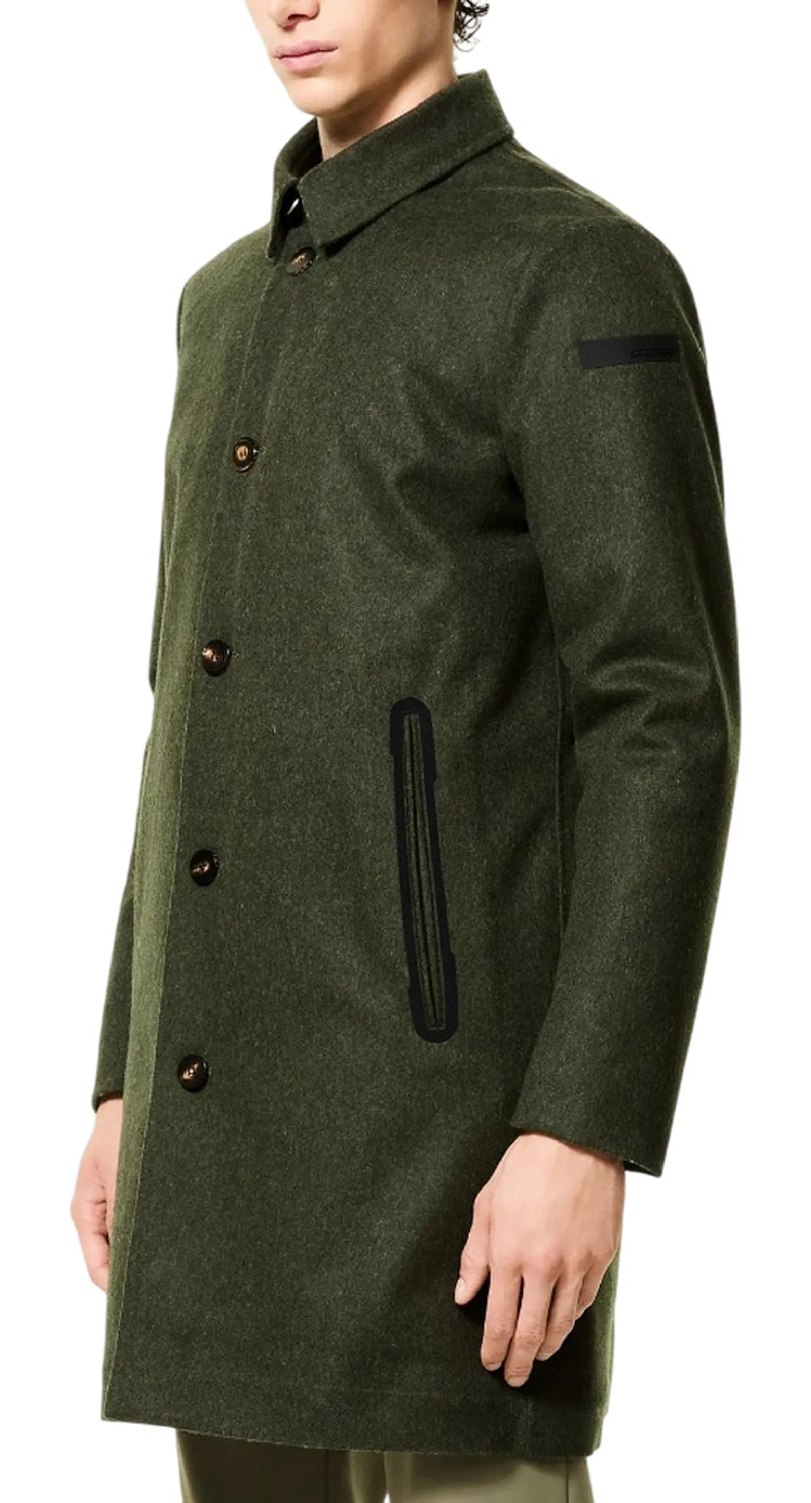 Rrd Cappotto Loden Floating Militare W25083 166227