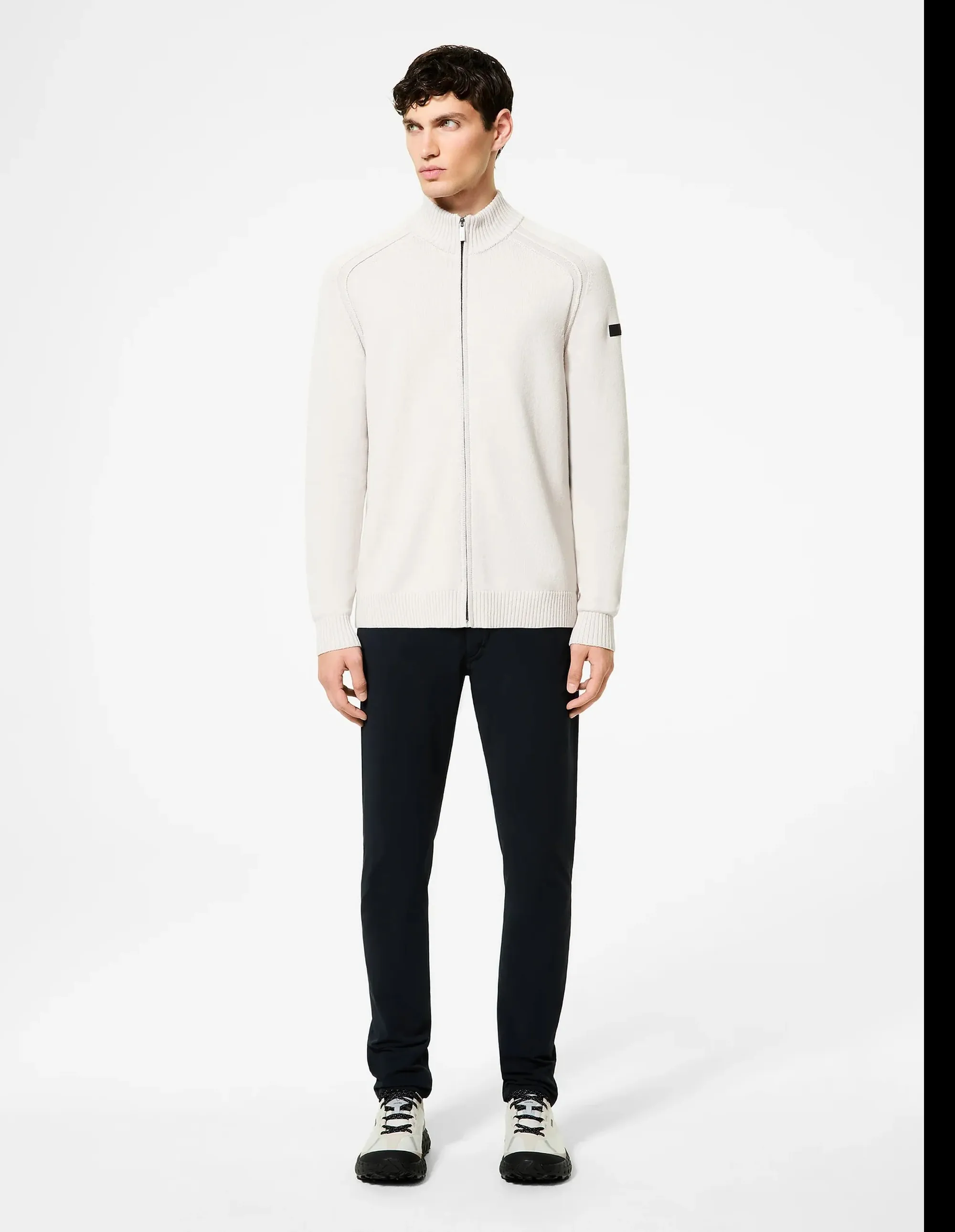 Rrd B'Cardigan Cotton Plain Full Zip' Ice W25142 157196