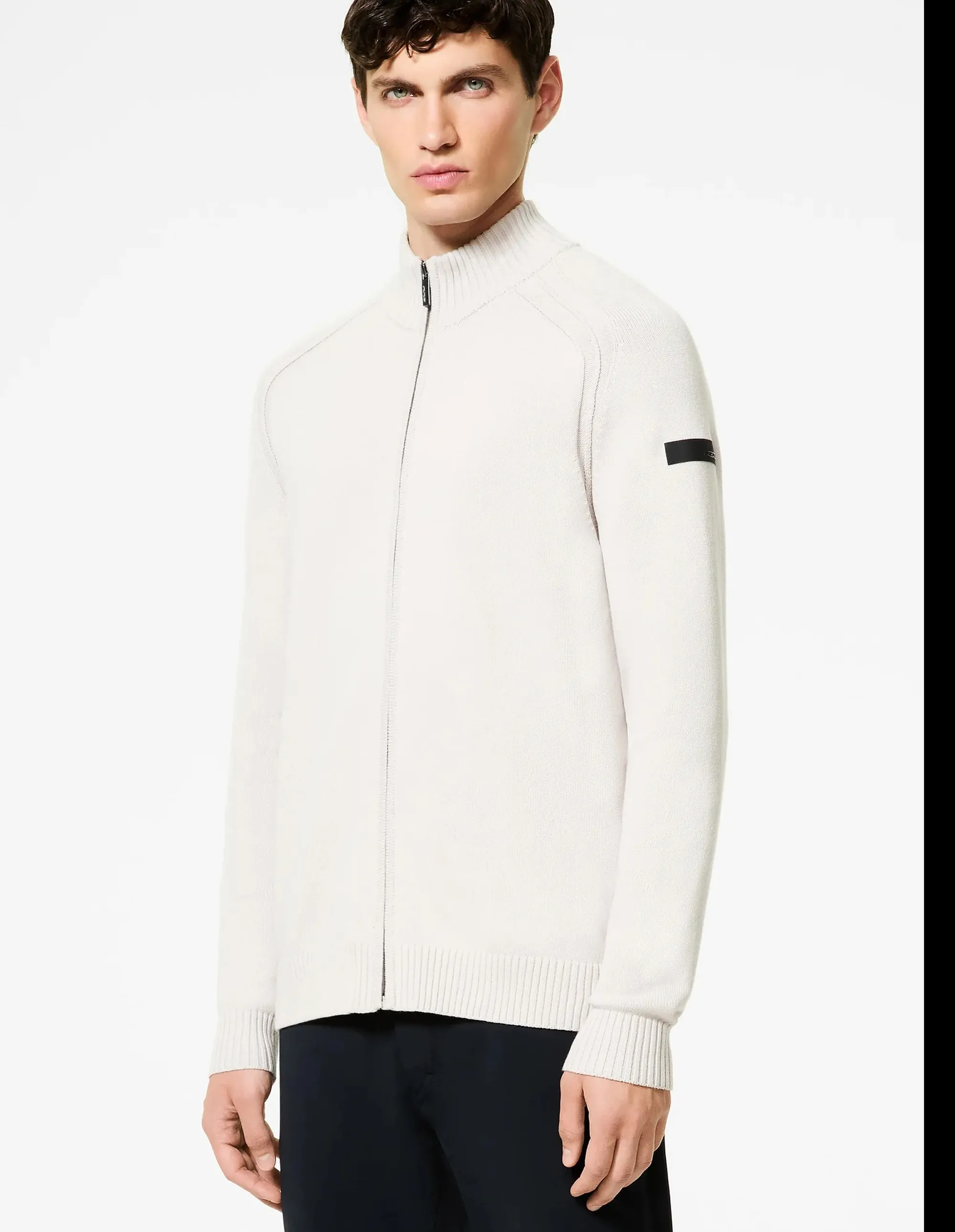 Rrd B'Cardigan Cotton Plain Full Zip' Ice W25142 157197