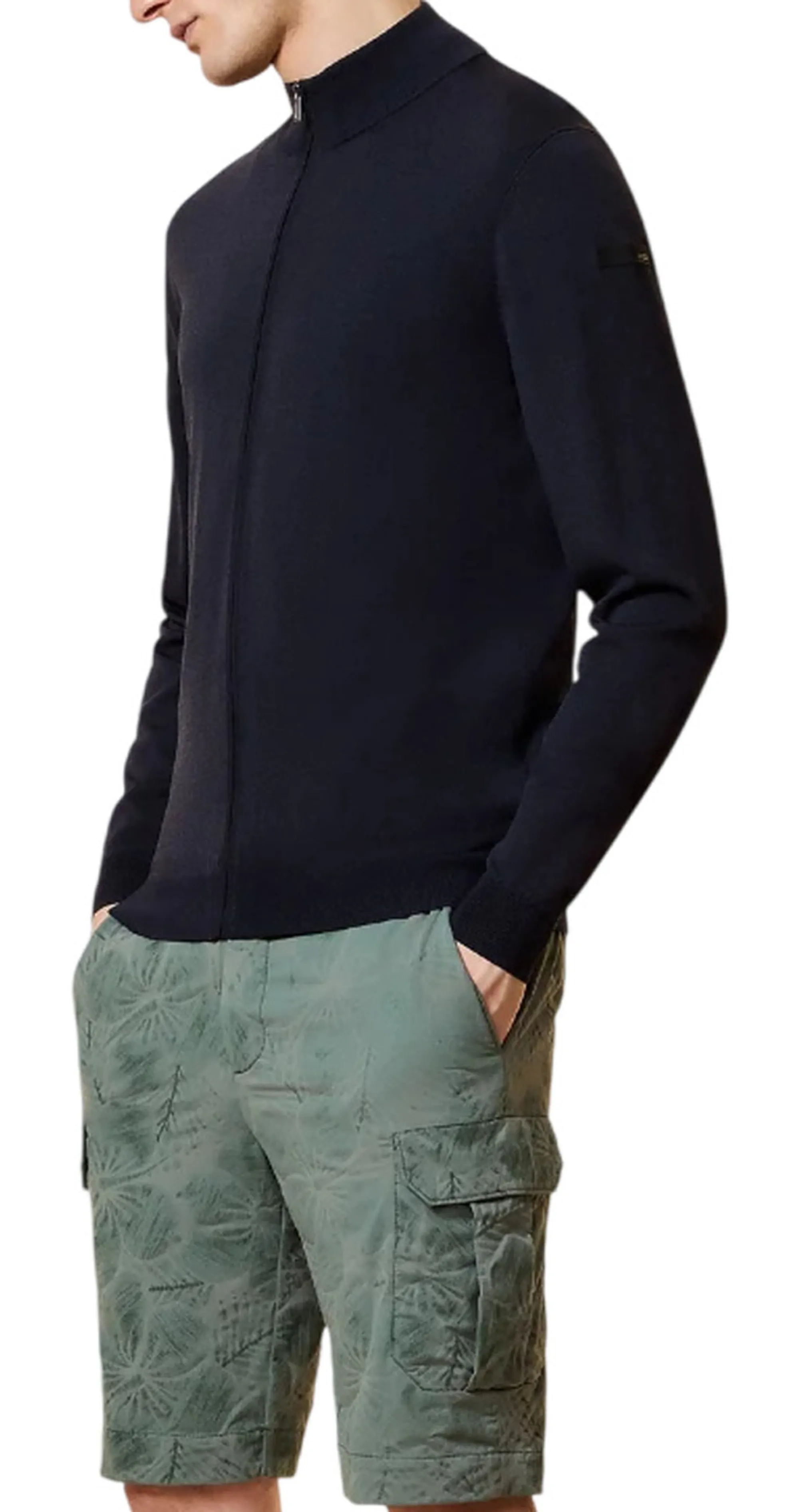 Rrd B'Cardigan Maxell Full Zip' Blue Black S26105 171951