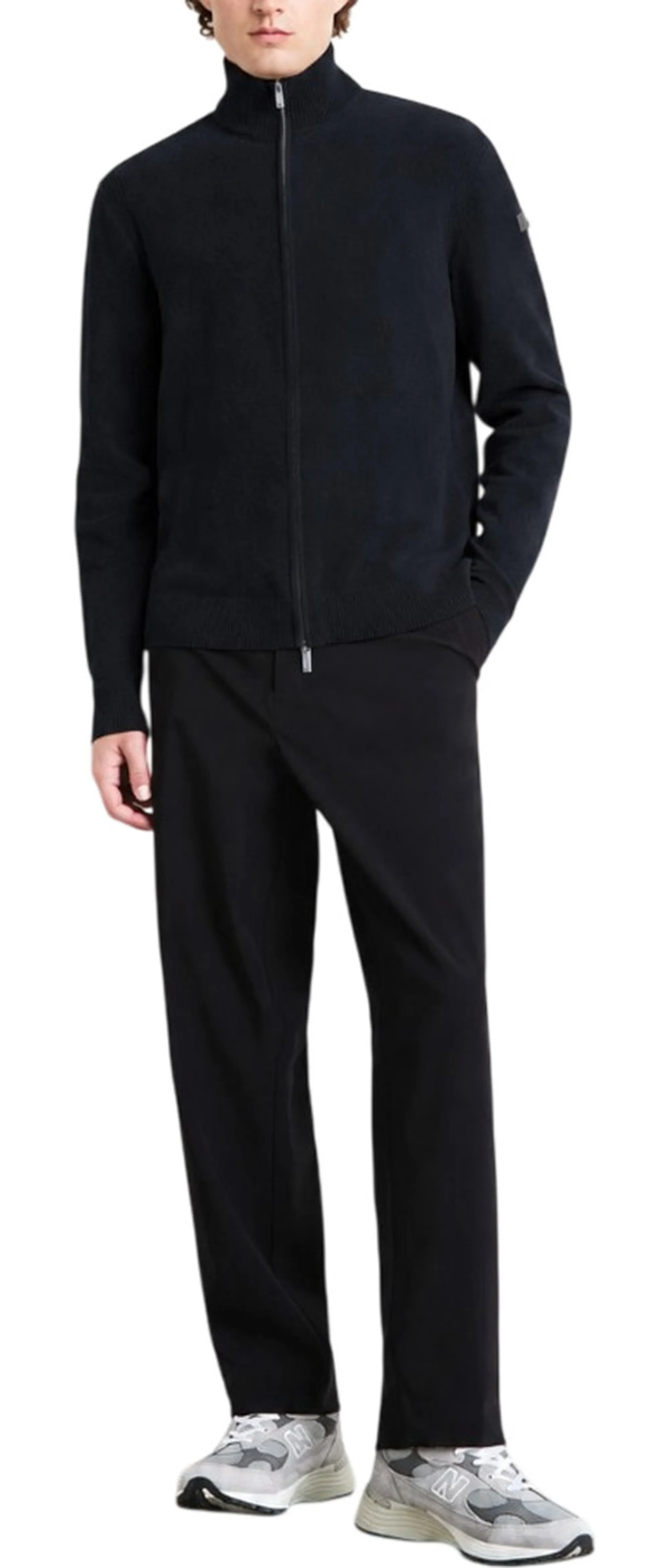 Rrd B'Velvet Full Zip Cardigan' Blue Black W26134 190686