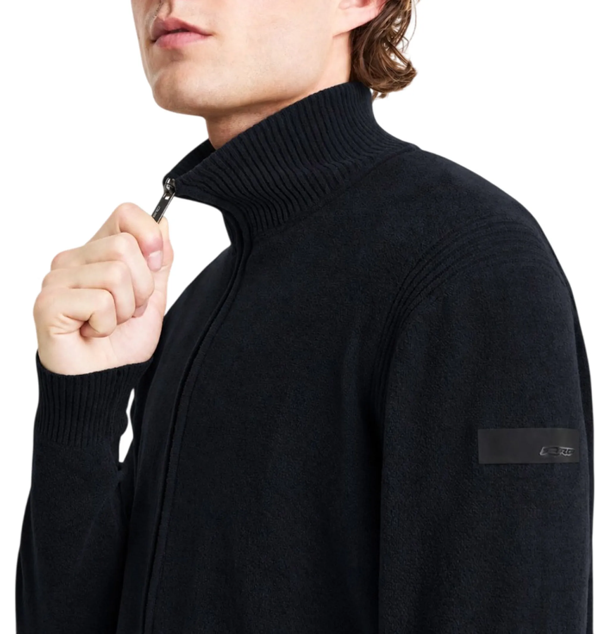 Rrd B'Velvet Full Zip Cardigan' Blue Black W26134 190687