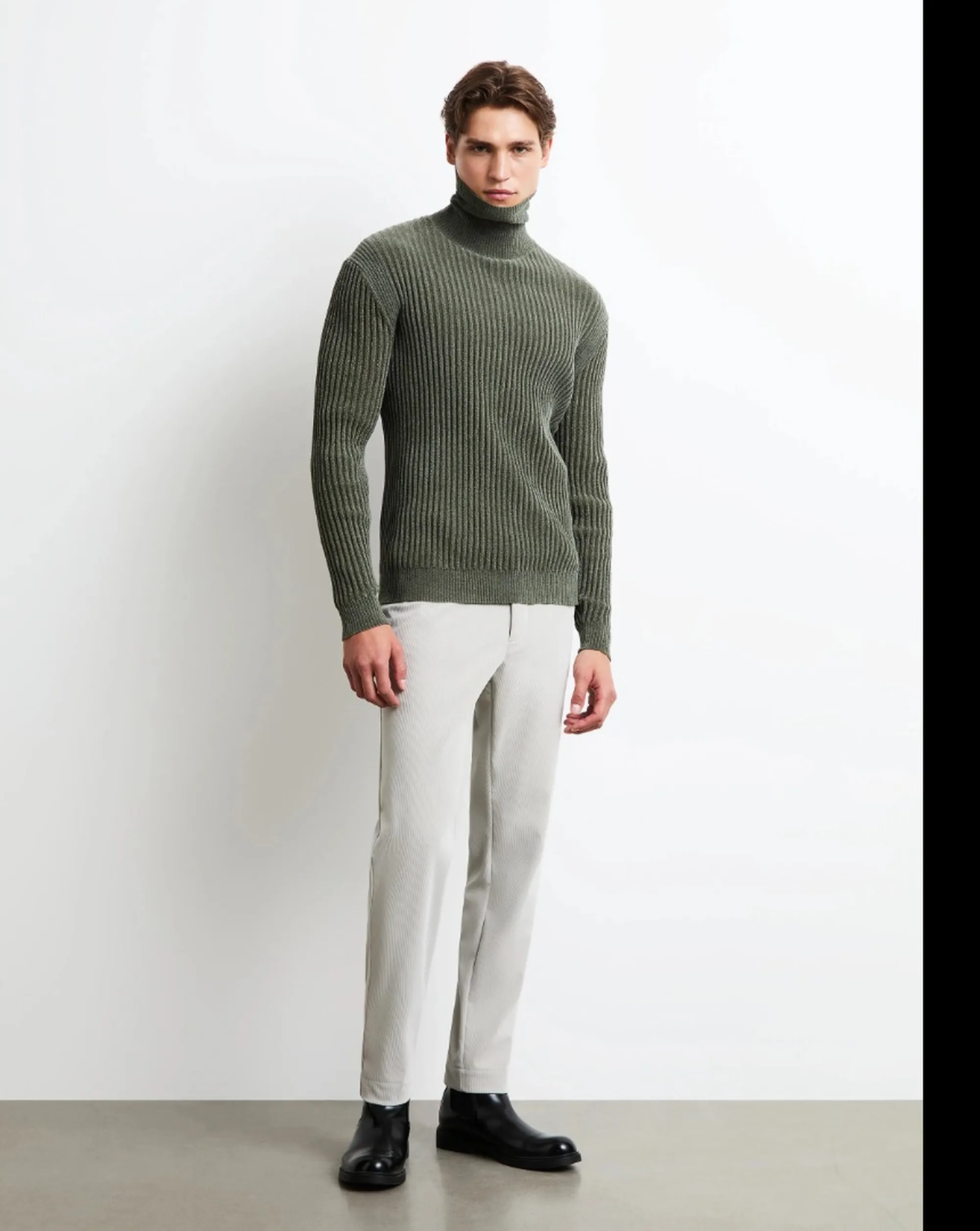Rrd B'Velvet Rave Turtleneck' Forest Green W26138 190701
