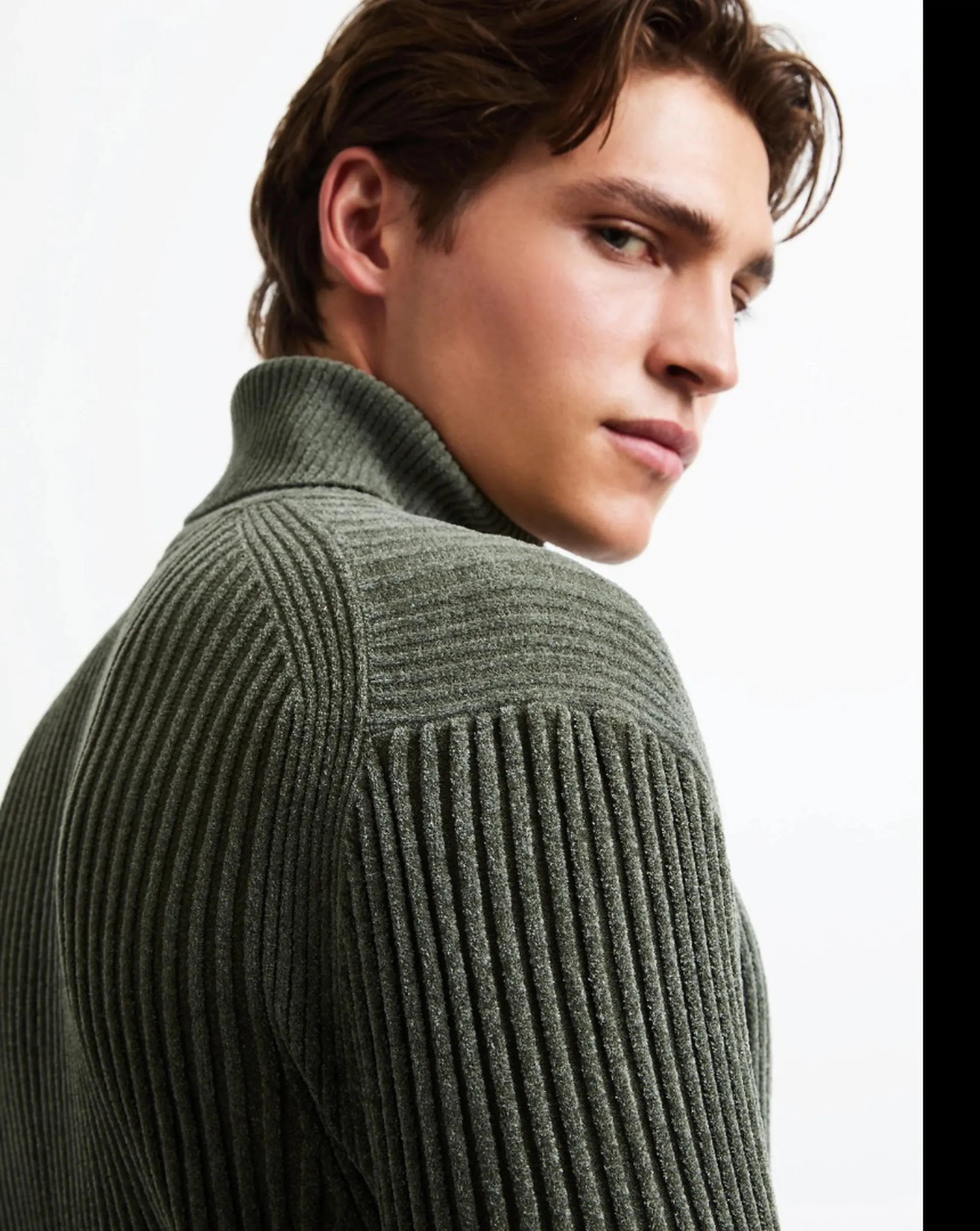 Rrd B'Velvet Rave Turtleneck' Forest Green W26138 190702