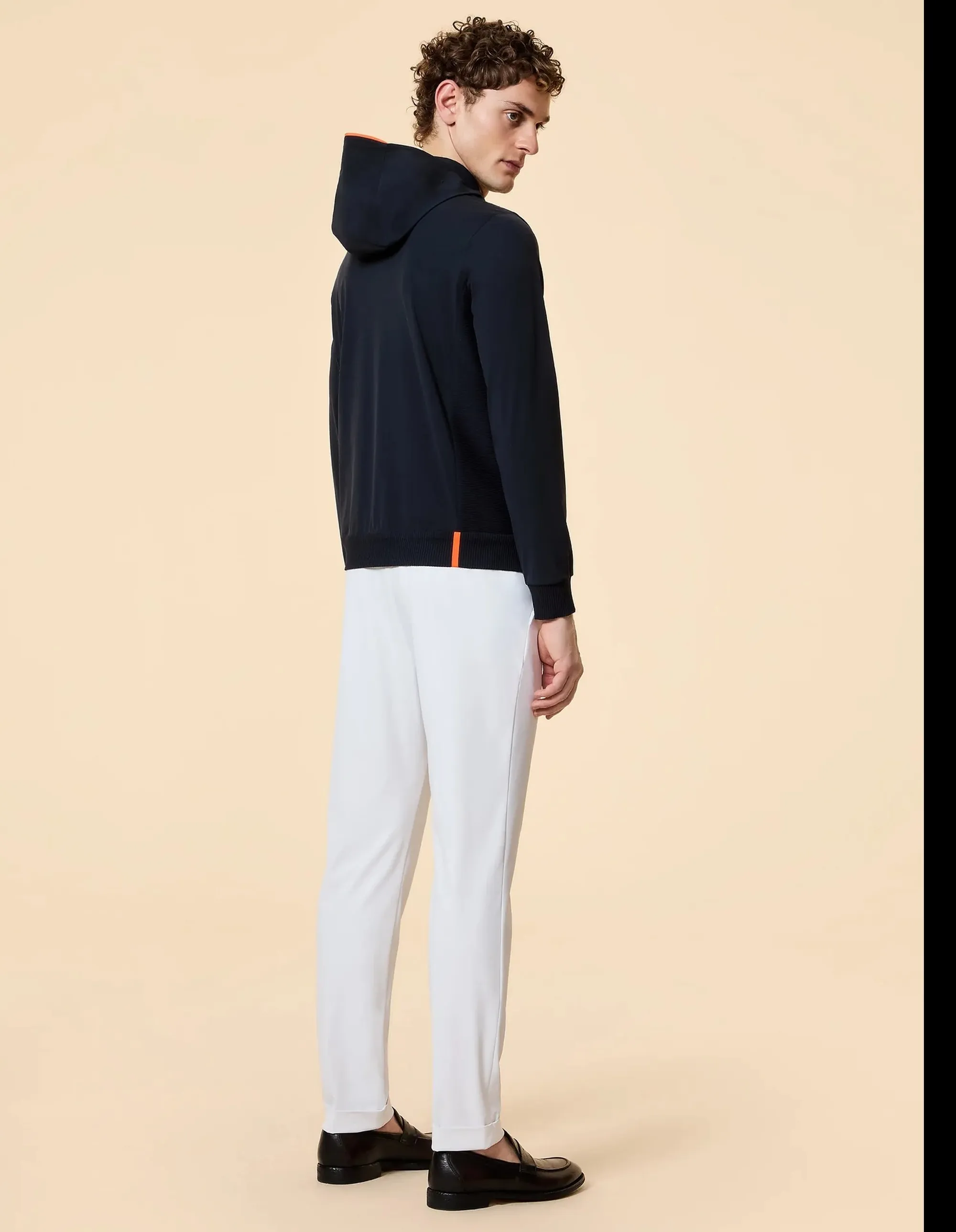 Rrd B'Surflex Soft Touch Hood Zip Fleece' Blue Black S26156 174002