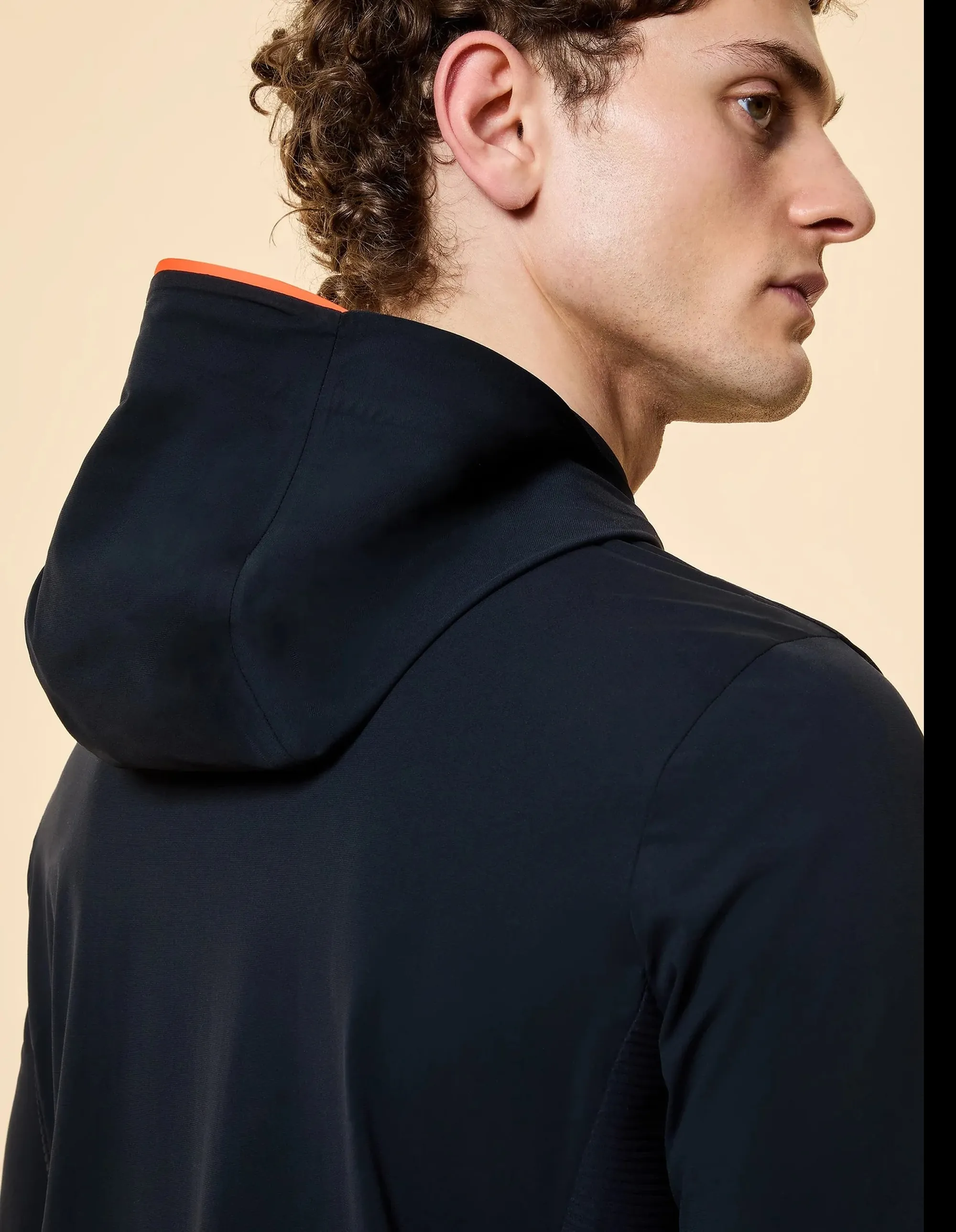 Rrd B'Surflex Soft Touch Hood Zip Fleece' Blue Black S26156 174003