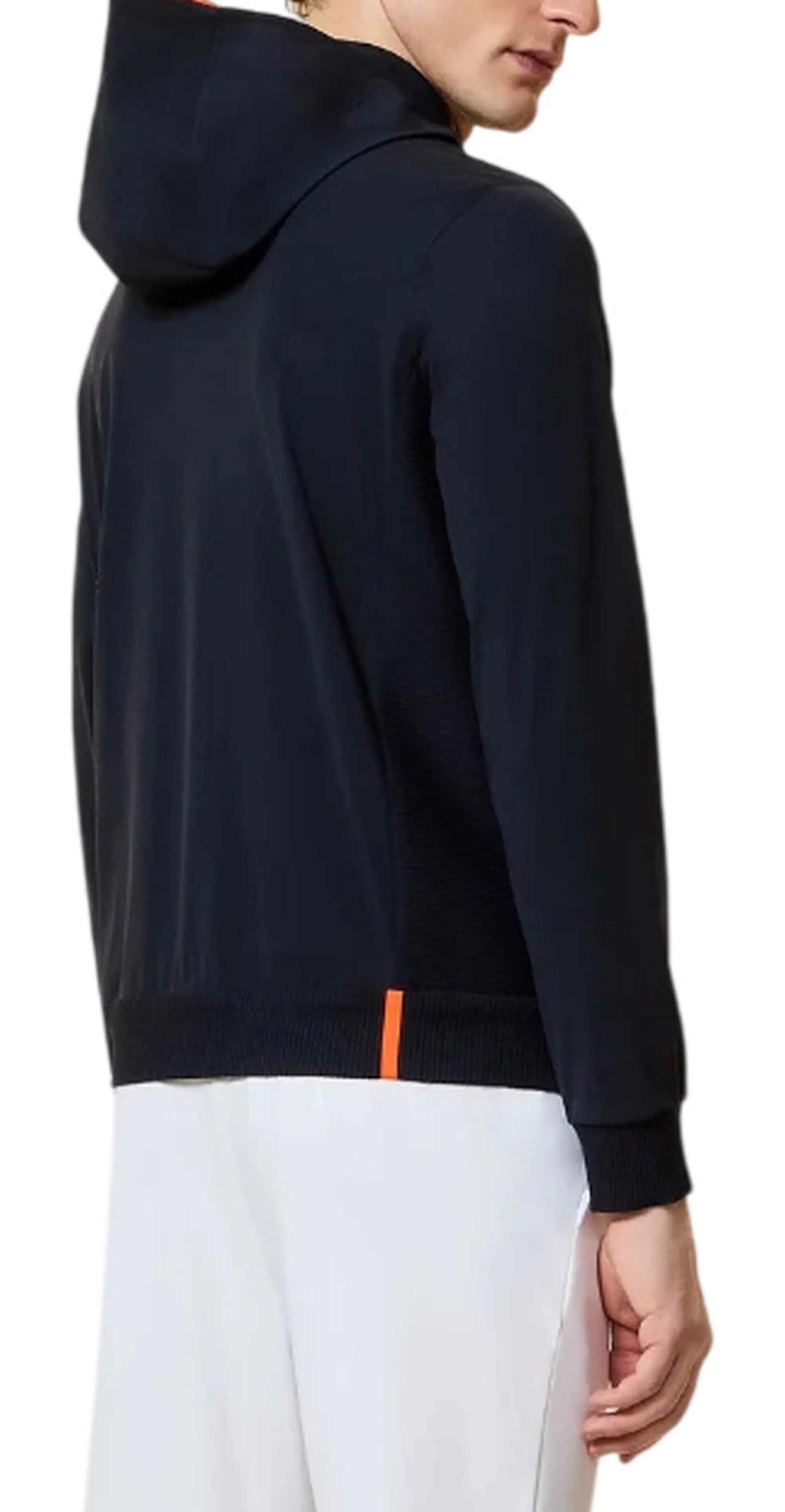 Rrd B'Surflex Soft Touch Hood Zip Fleece' Blue Black S26156 174248