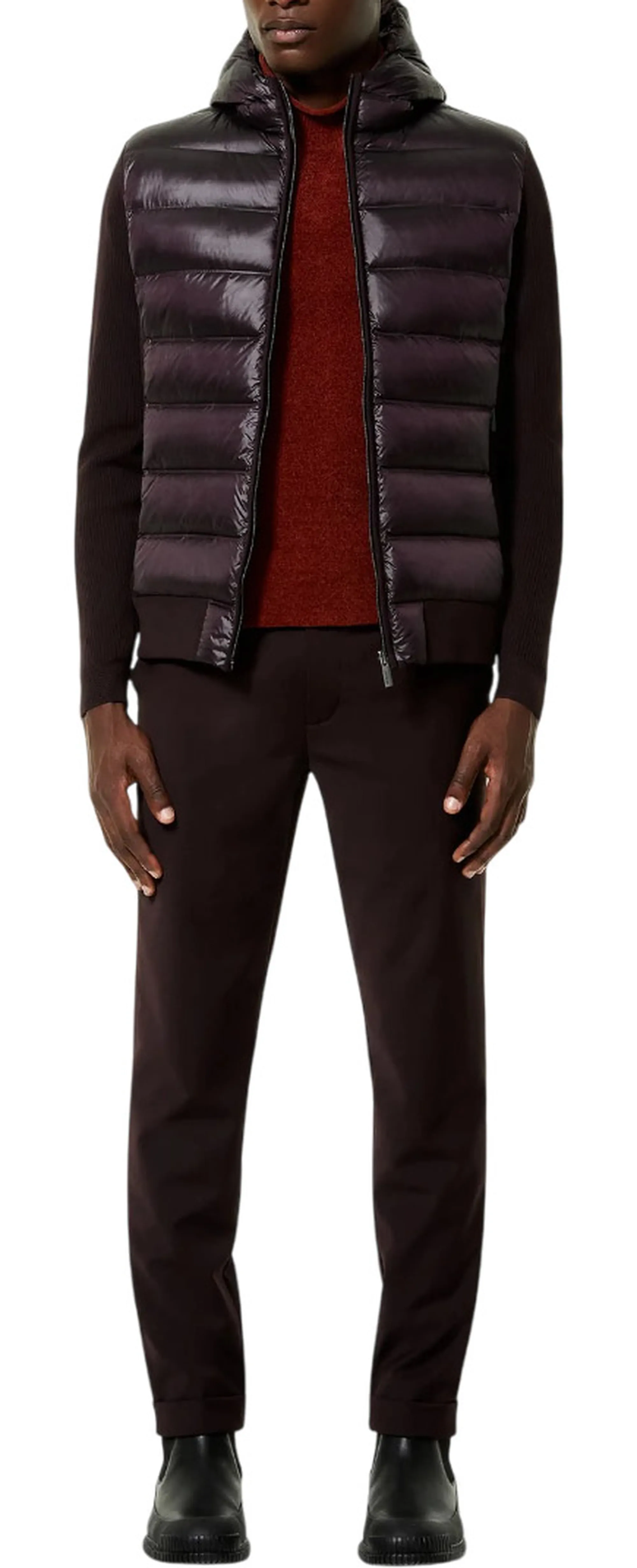 Rrd Giubbino Amos Perlupin Duck Bordeaux W25126 158010