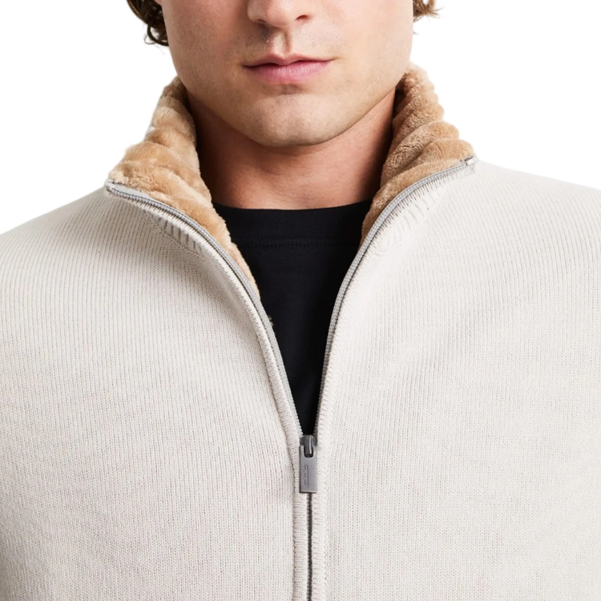 Rrd Giubbino Cotton Plain Velvet Rib Full Zip Soft Ice W26142 192426