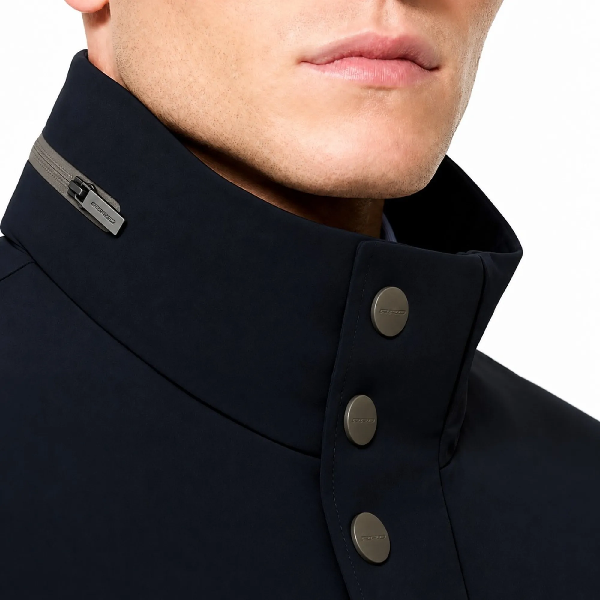 Rrd B'Montecristo Floating Raincoat Jacket' Blue Black W26060 200349