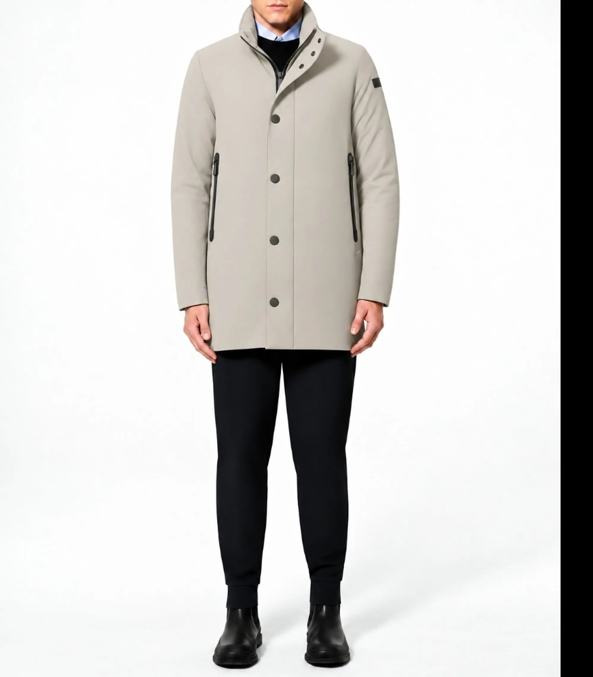 Rrd B'Montecristo Floating Raincoat Jacket' White Sand W26060 200381