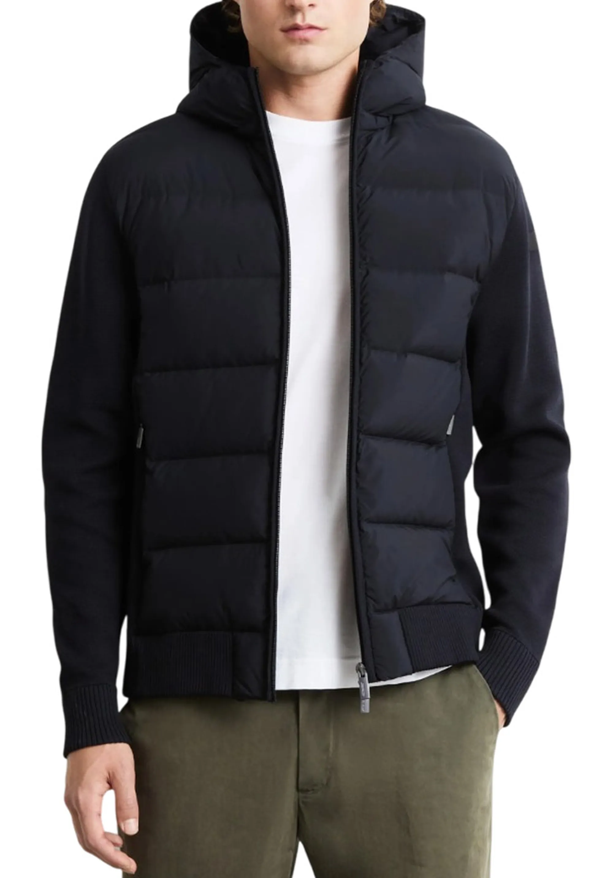 Rrd Giubbino New Amos Cotton Hybrid Duck Blue Black W26126 192387