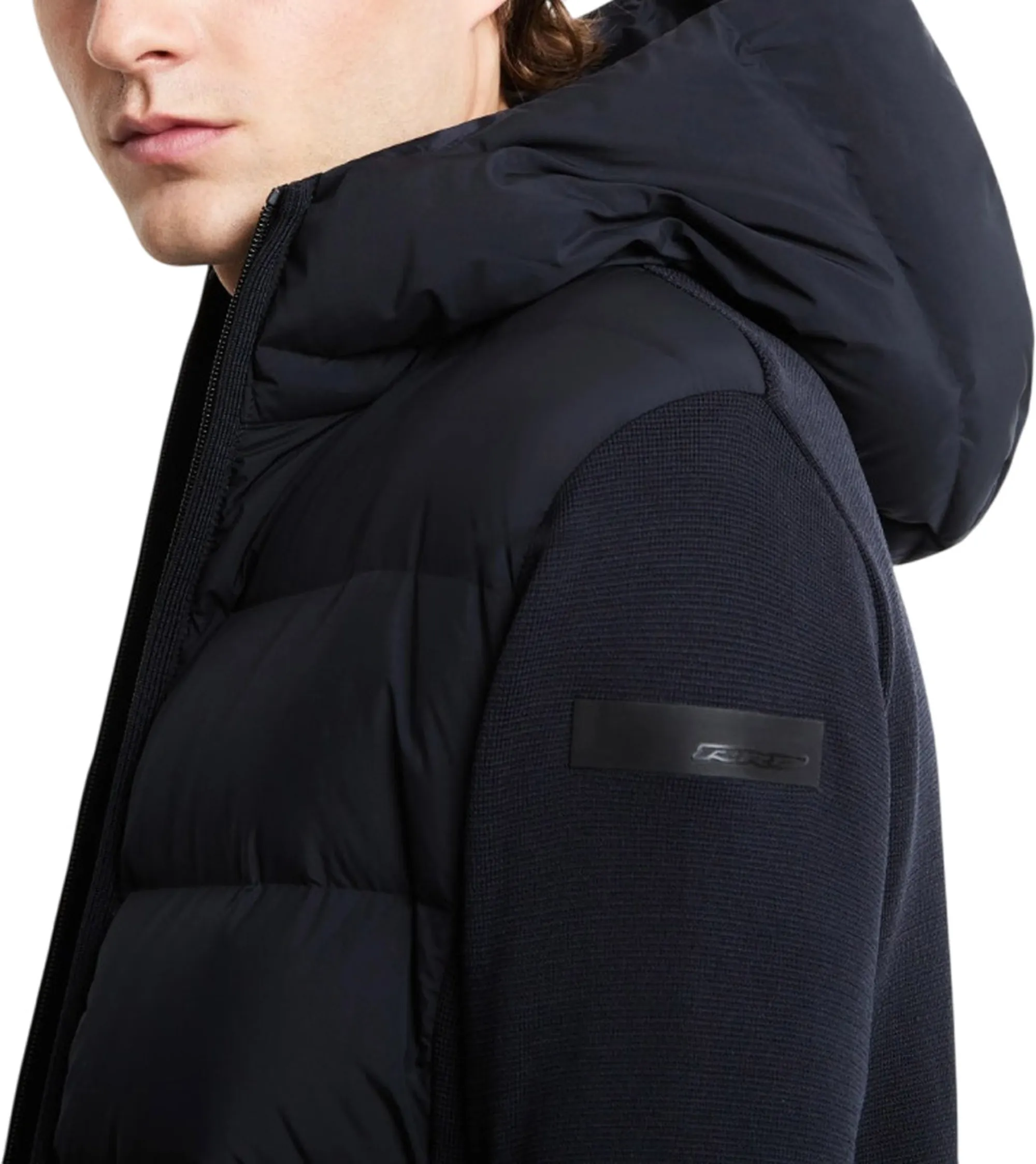 Rrd Giubbino New Amos Cotton Hybrid Duck Blue Black W26126 192390