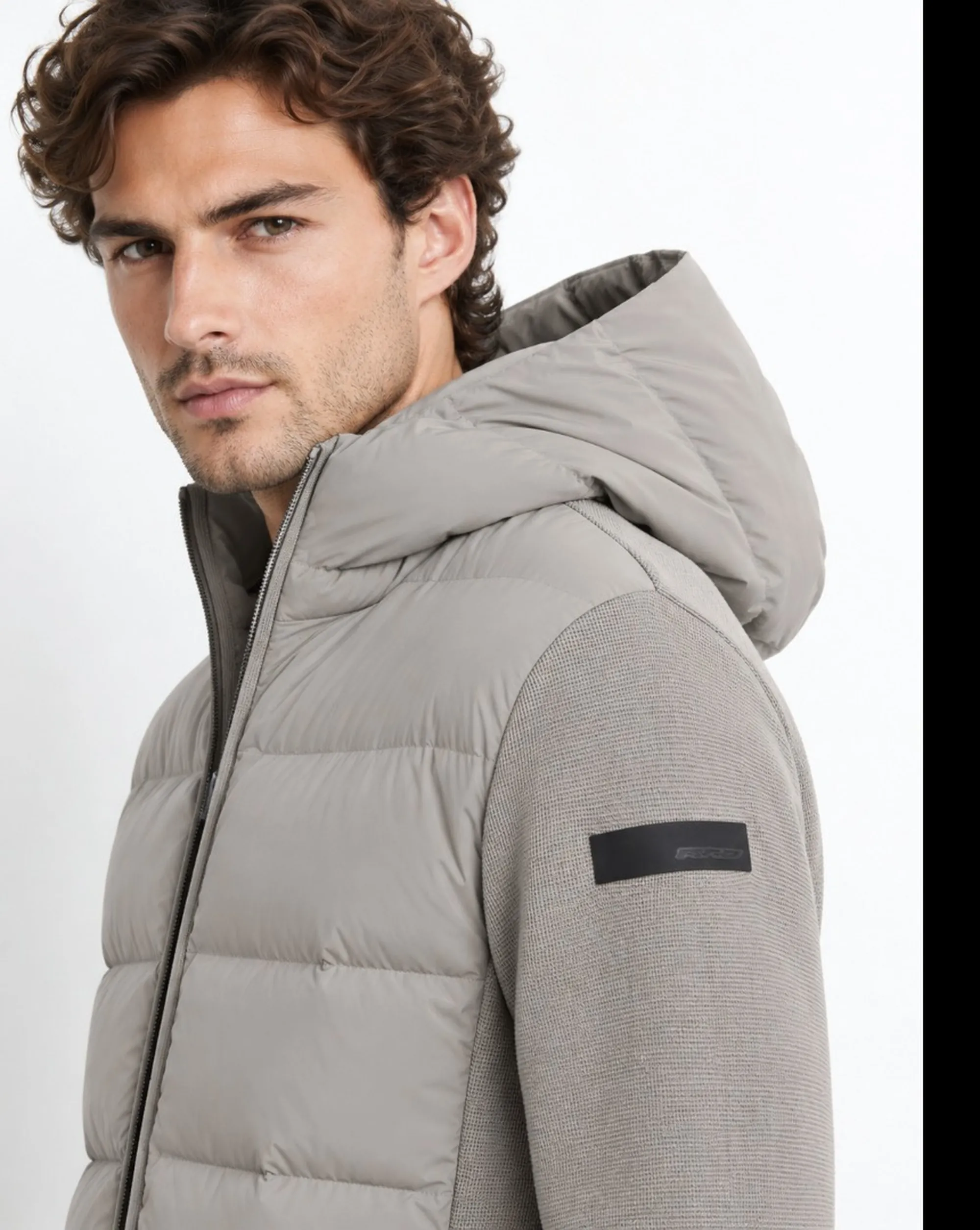 Rrd B'New Amos Cotton Hybrid Duck Jacket' White Sand W26126 190441