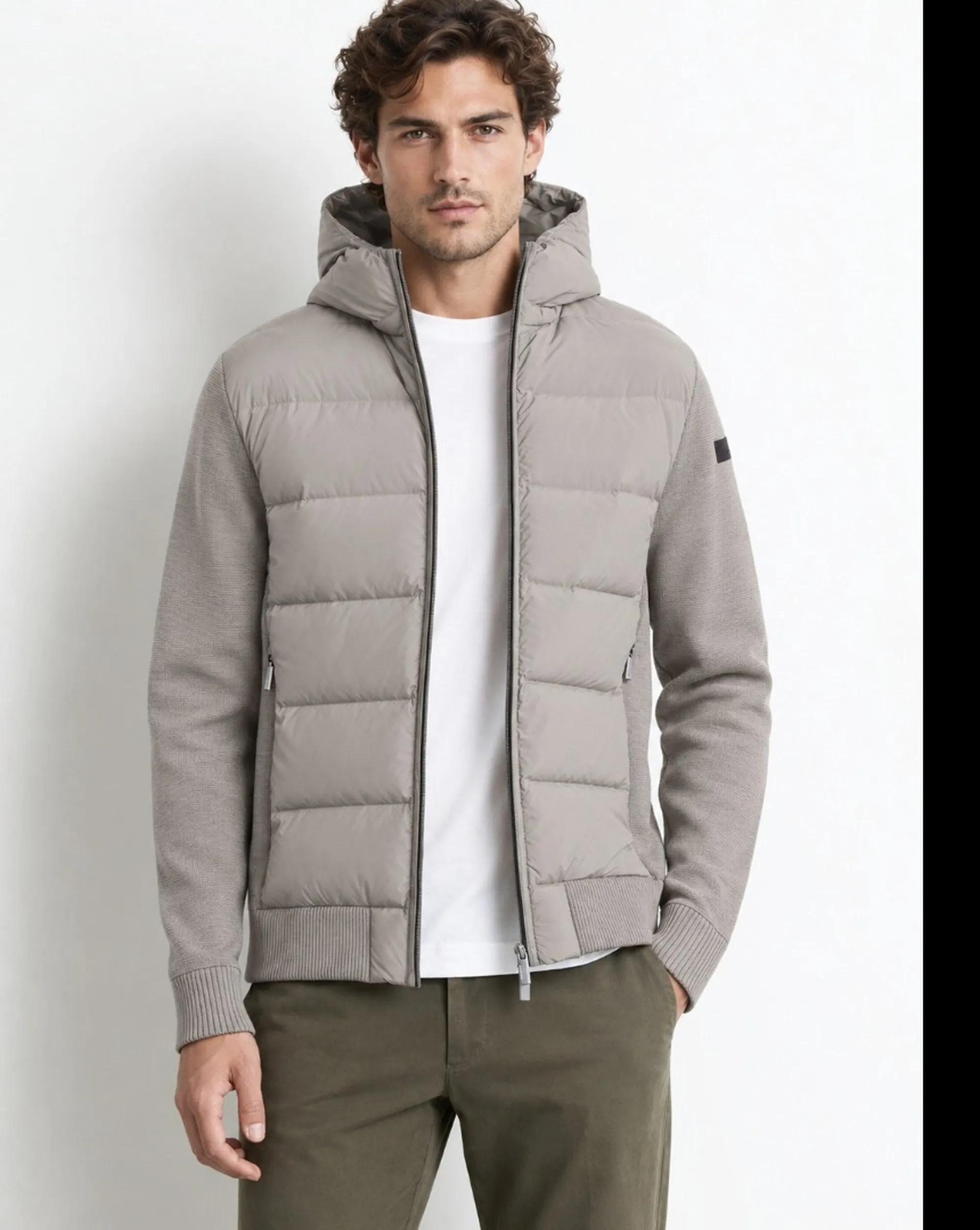 Rrd B'New Amos Cotton Hybrid Duck Jacket' White Sand W26126 190442