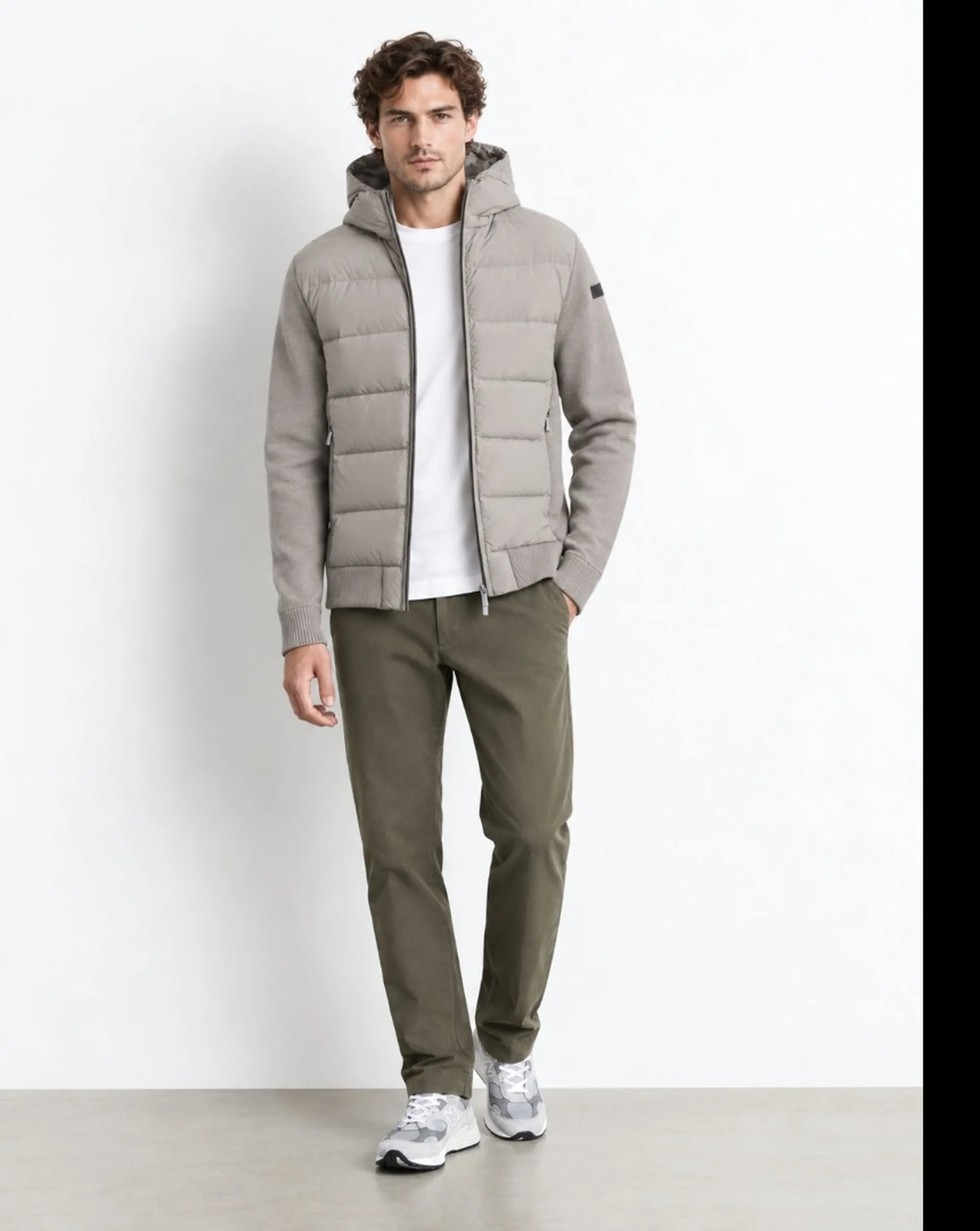 Rrd B'New Amos Cotton Hybrid Duck Jacket' White Sand W26126 190443