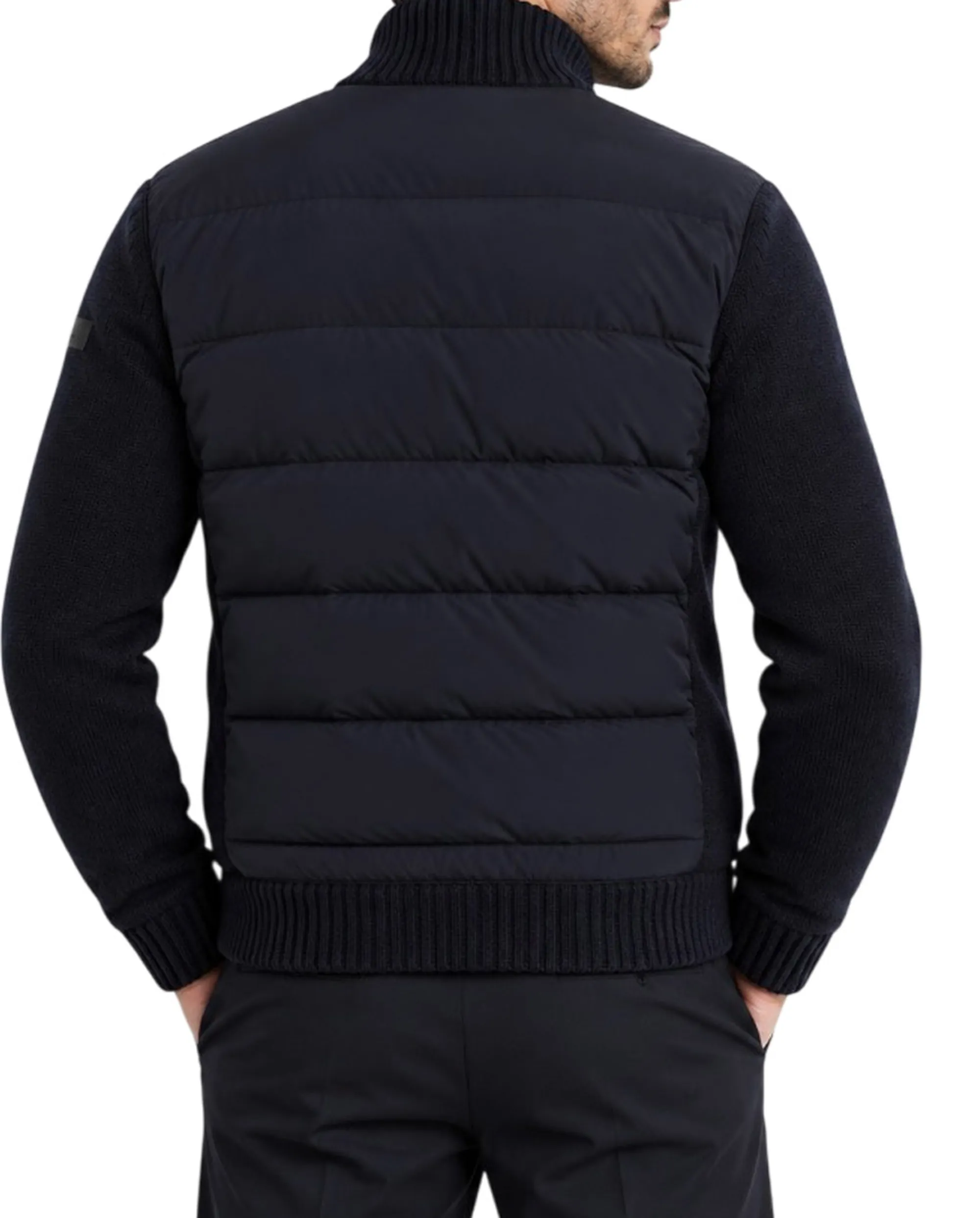 Rrd Giubbino Wool Cash 7 Hybrid Duck Soft Blue Black W26177 192392
