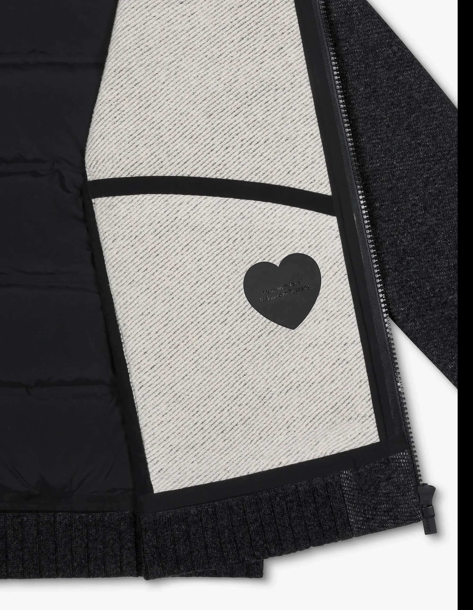 Rrd B'Giubbino Woolharrd Duck Hood Zip Soft' Black W25188 160911