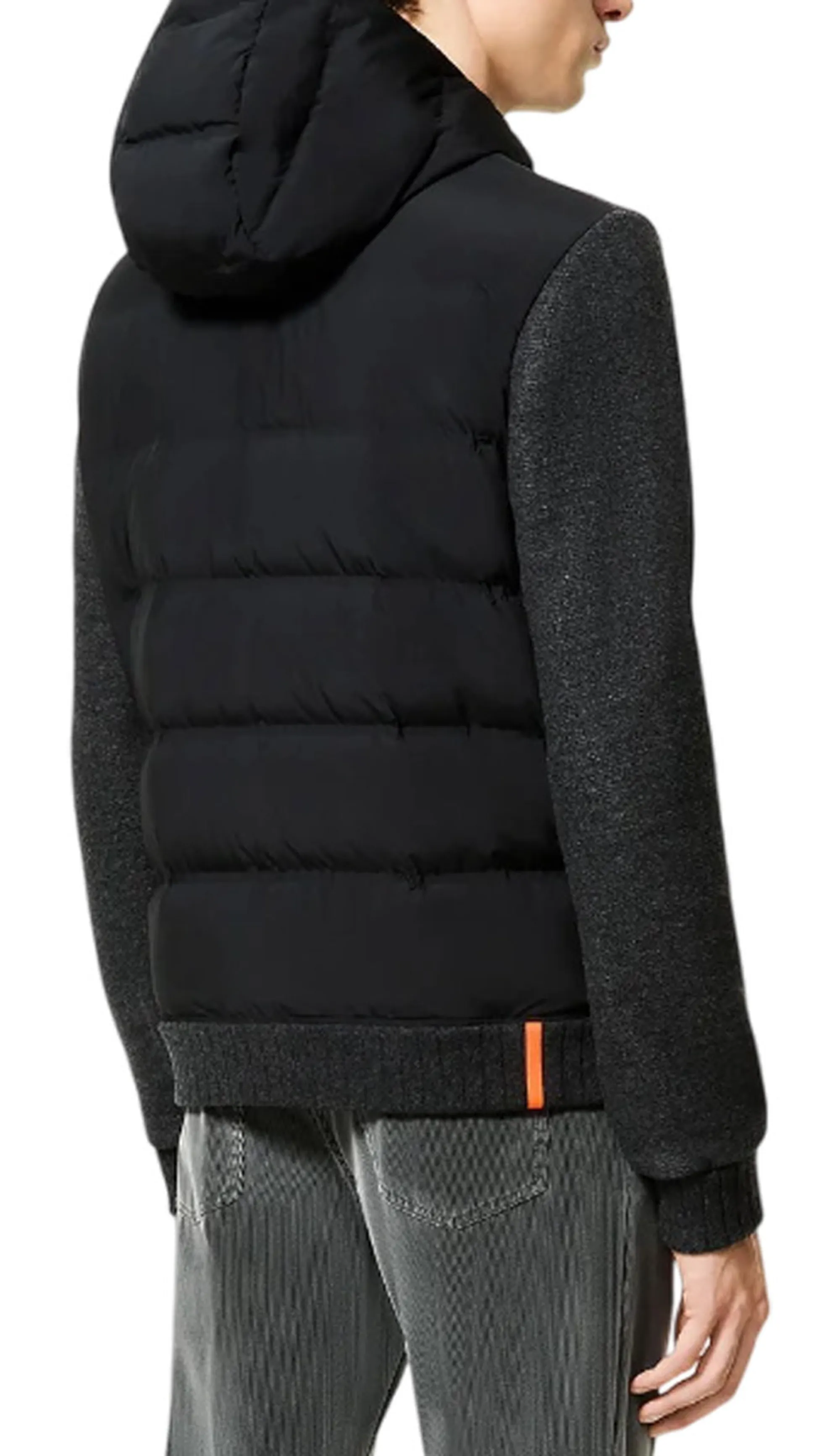 Rrd B'Giubbino Woolharrd Duck Hood Zip Soft' Black W25188 162320