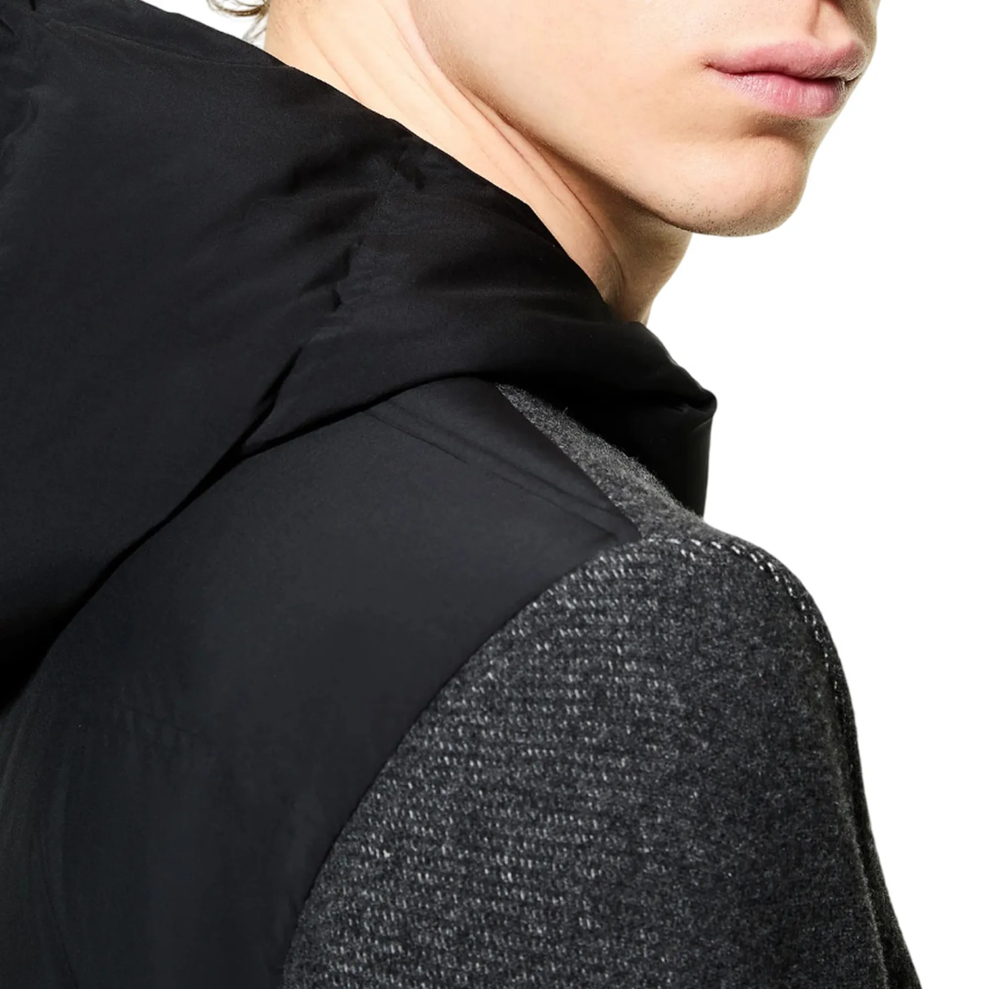 Rrd B'Giubbino Woolharrd Duck Hood Zip Soft' Black W25188 162322