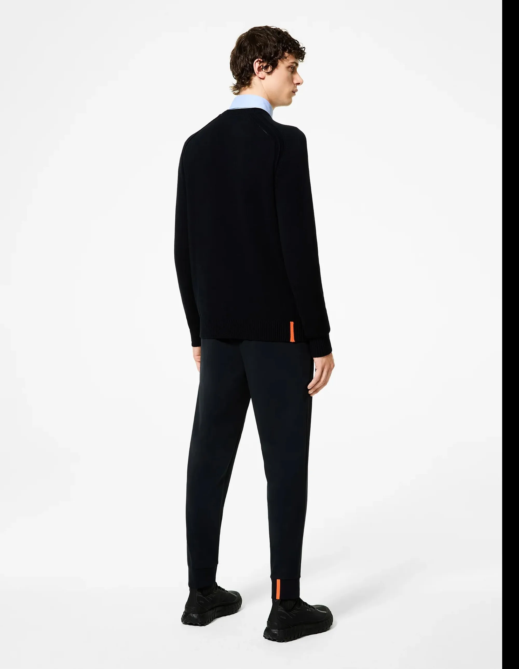 Rrd B'Cotton Plain Round Knit' Blue Black W25140 157190
