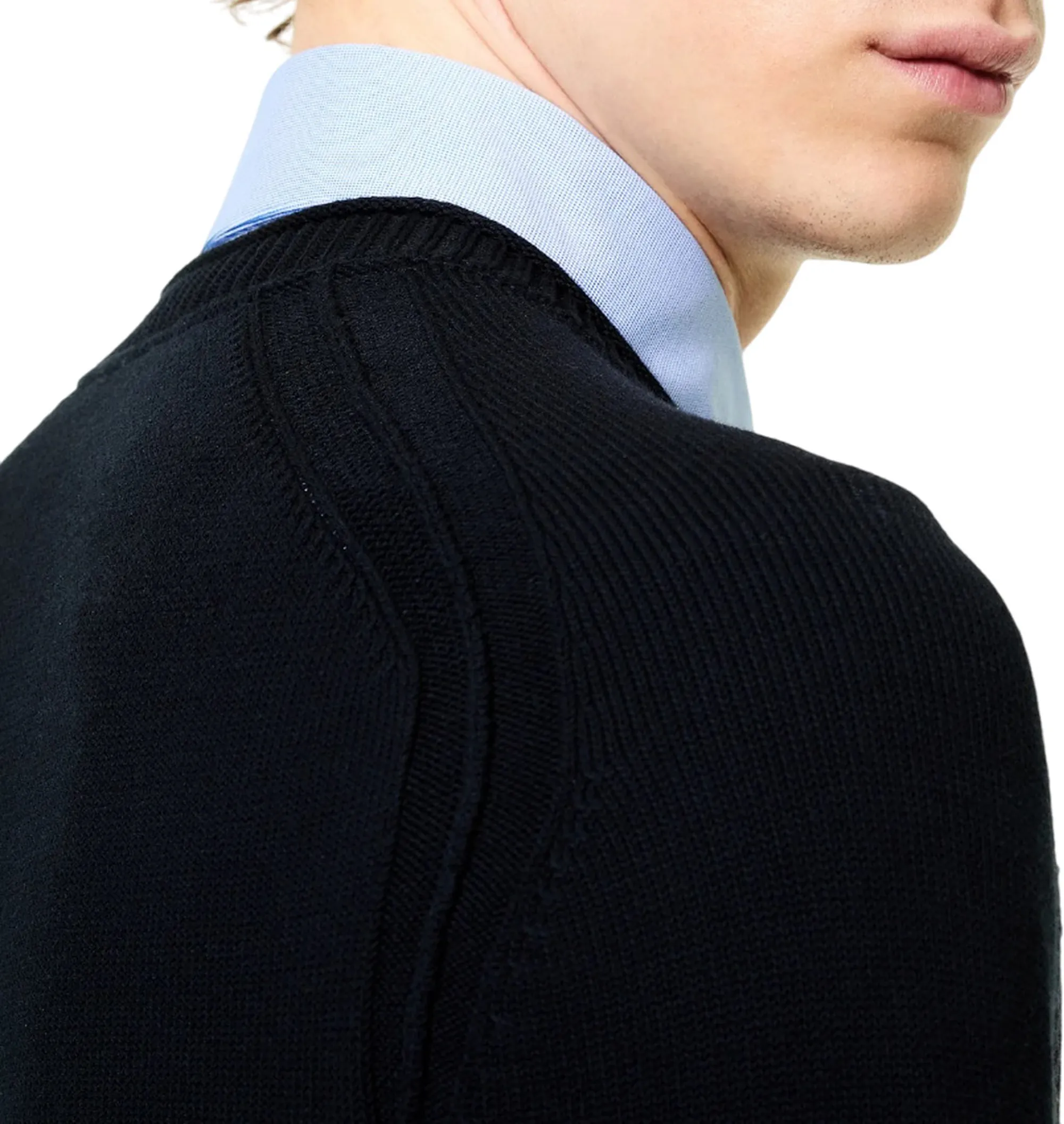 Rrd Maglia Cotton Plain Round Blue Black W25140 157740