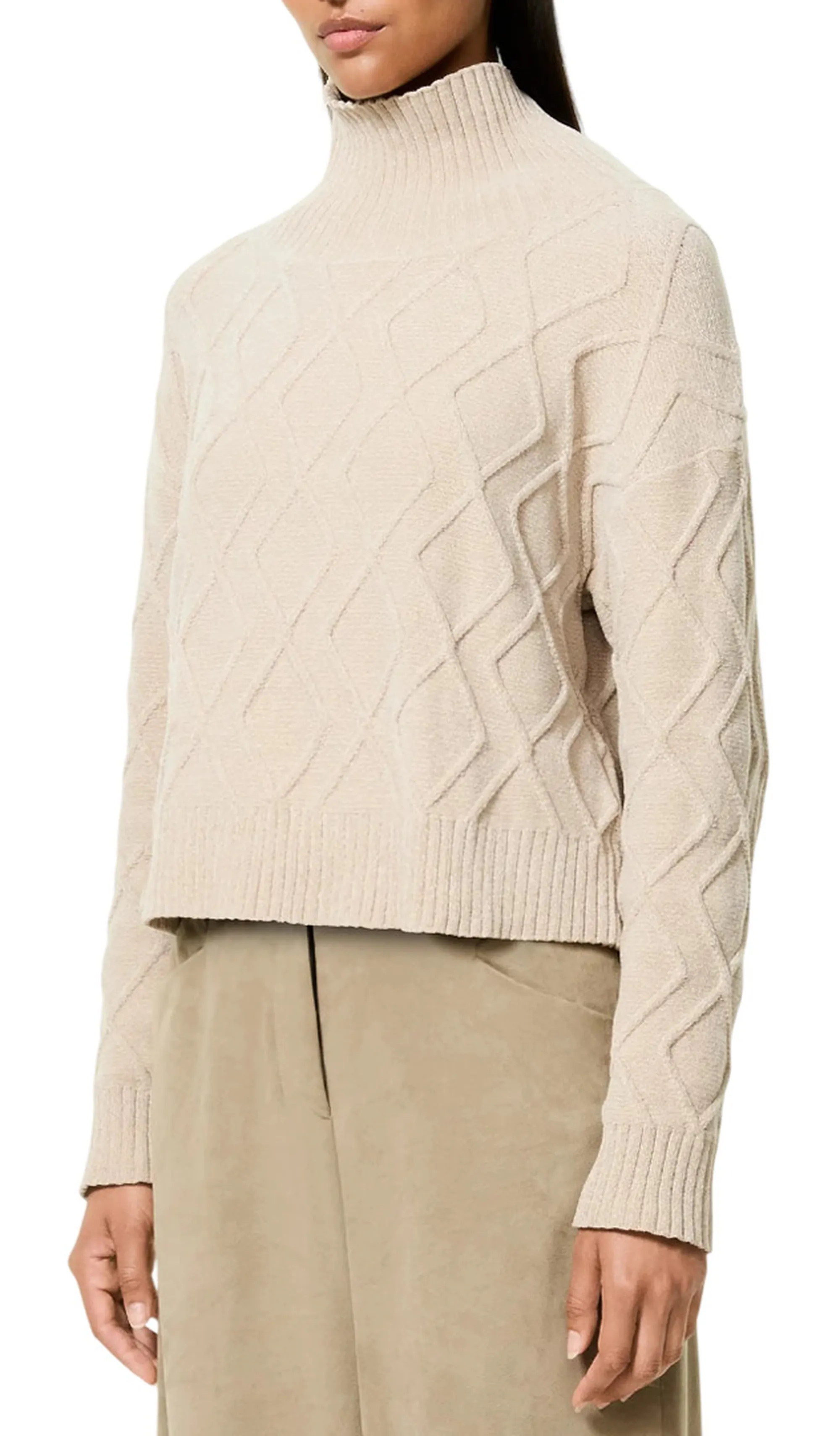 Rrd B'Velvet Fish Volcano Knit' Cream W25636 157406