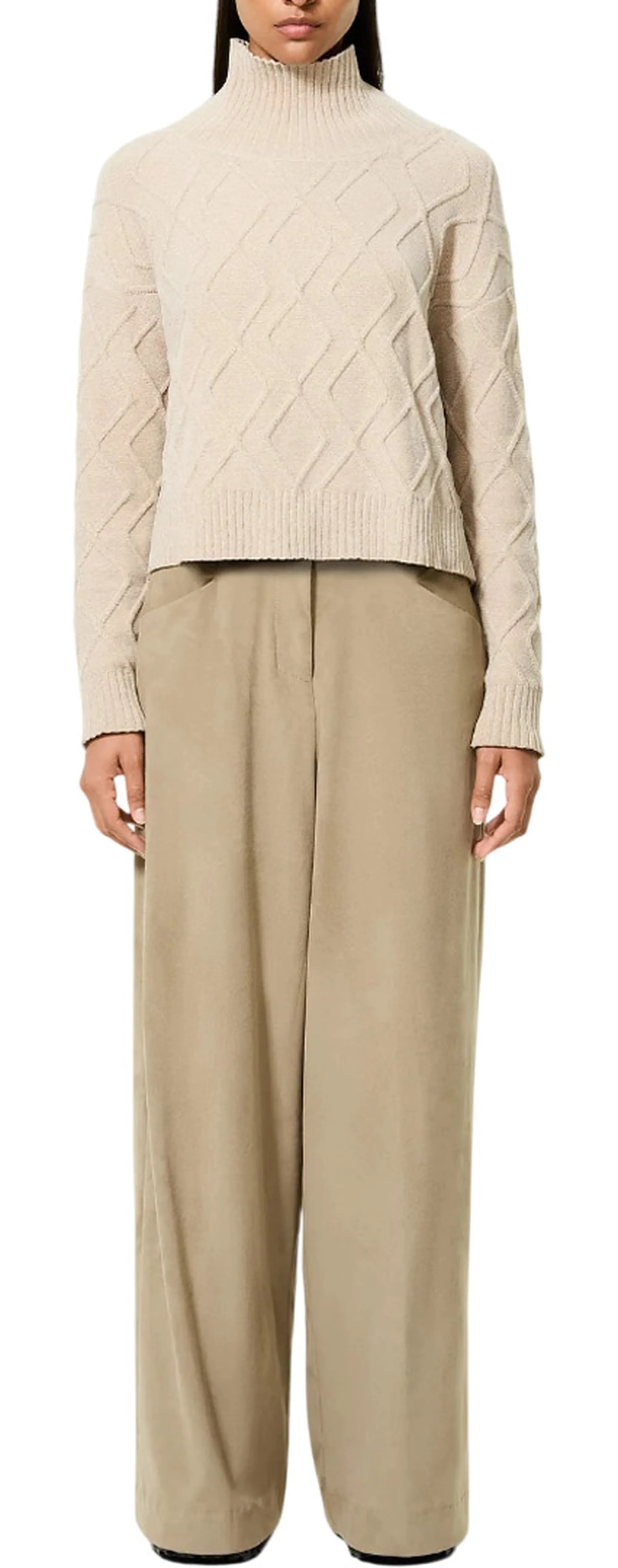 Rrd B'Velvet Fish Volcano Knit' Cream W25636 157408