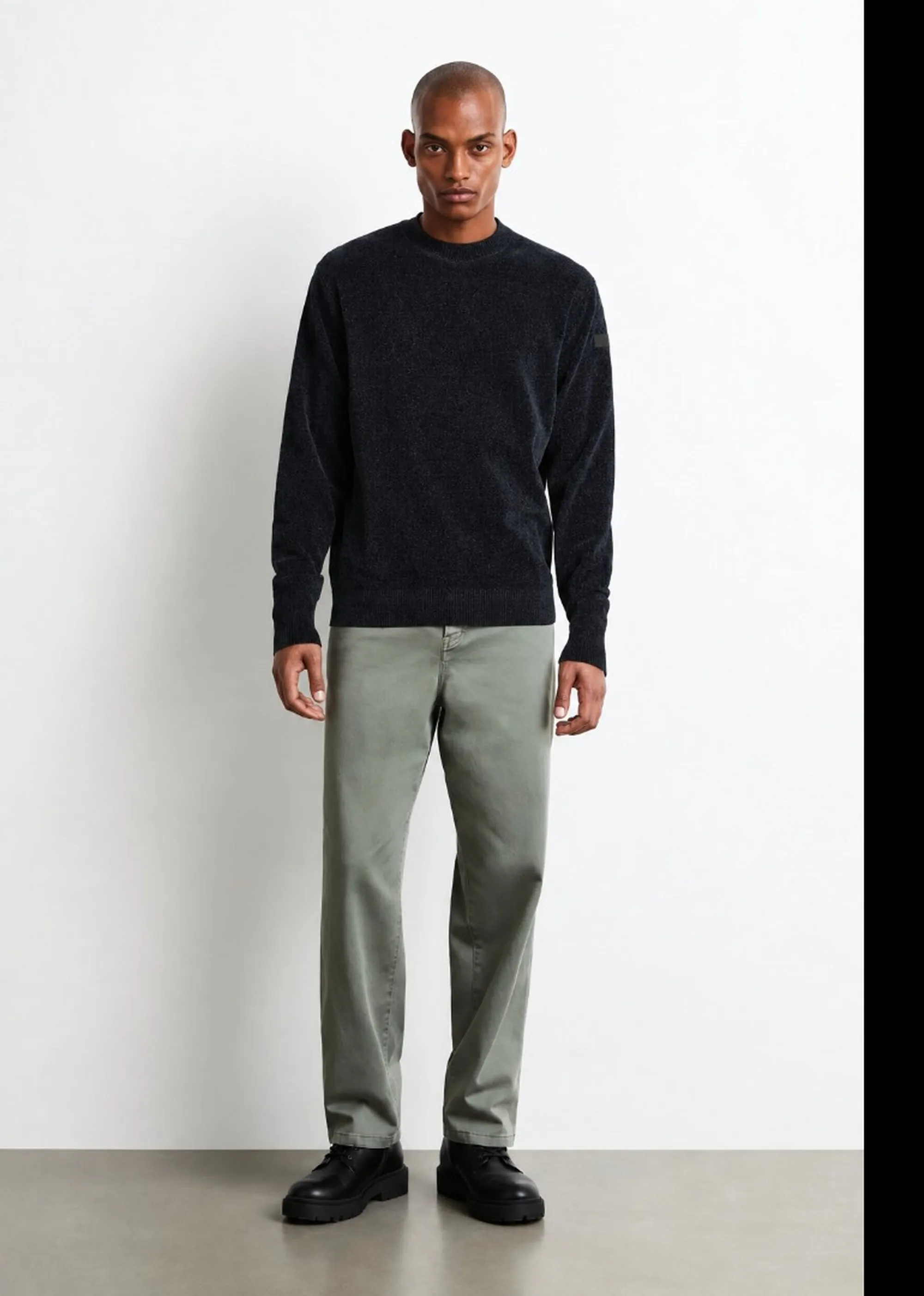 Rrd B'Velvet Round Sweater' Lead W26132 190559