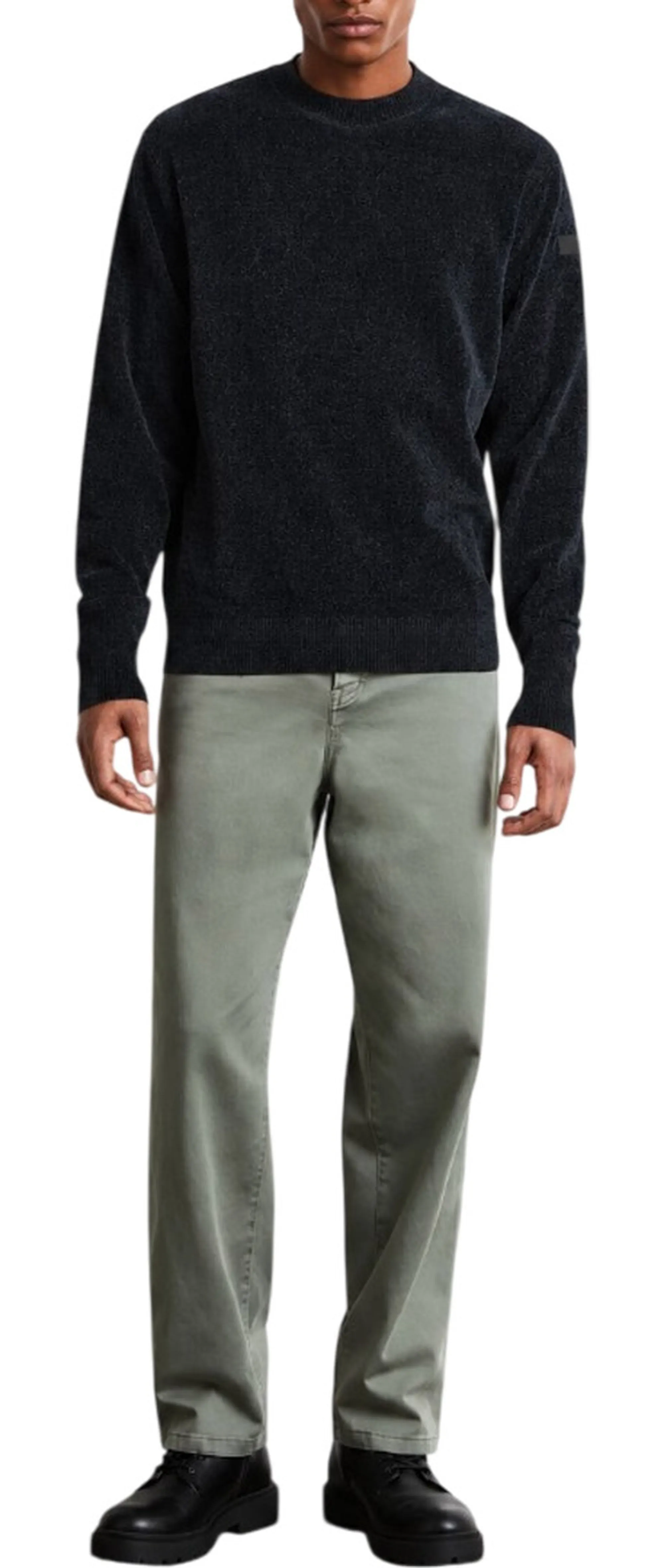 Rrd B'Velvet Round Sweater' Lead W26132 190655