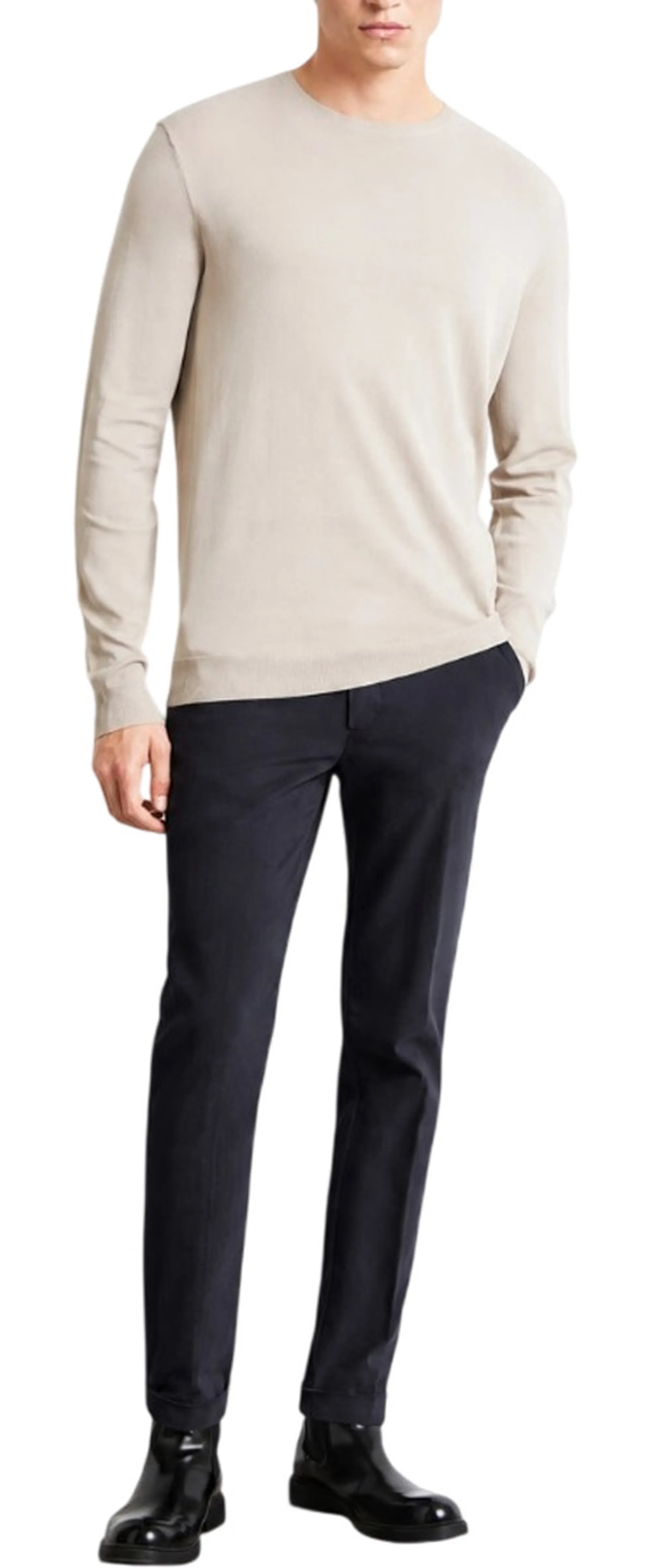 Rrd Pantalone Softwill Chino Blue Black W26238 198869