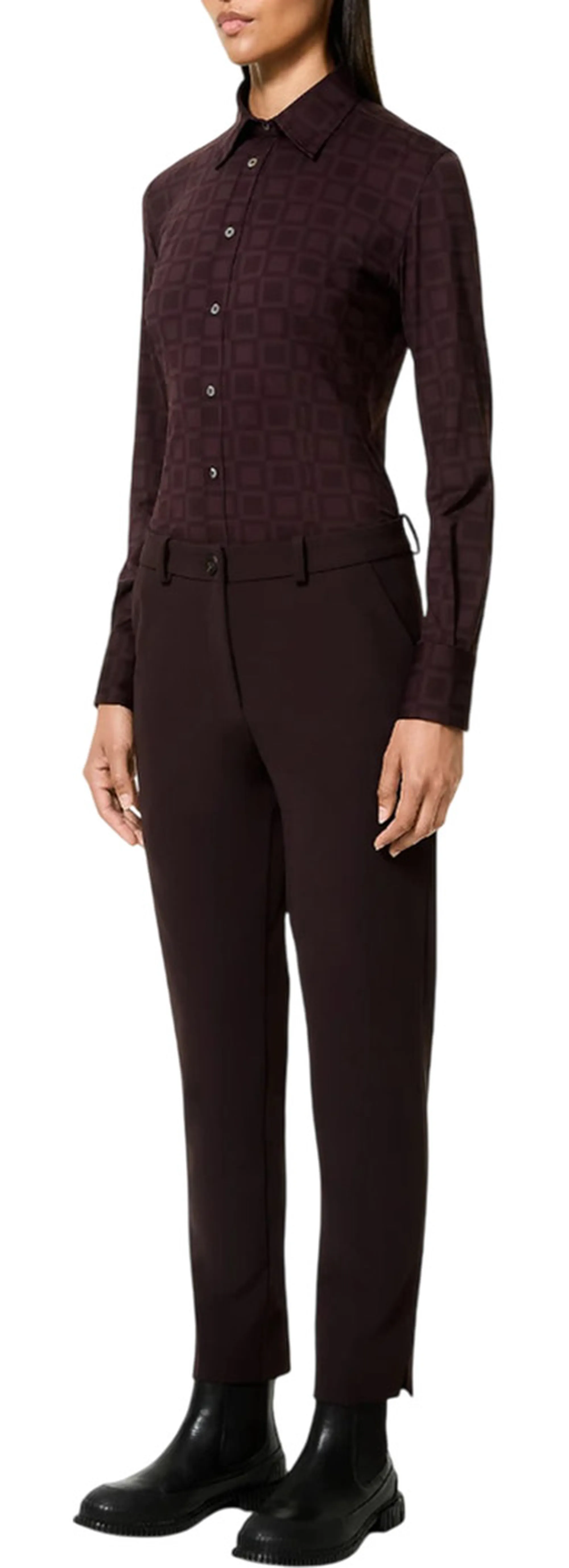 Rrd B'Surflex Winter Chino Pants' Bordeaux W25700 157401